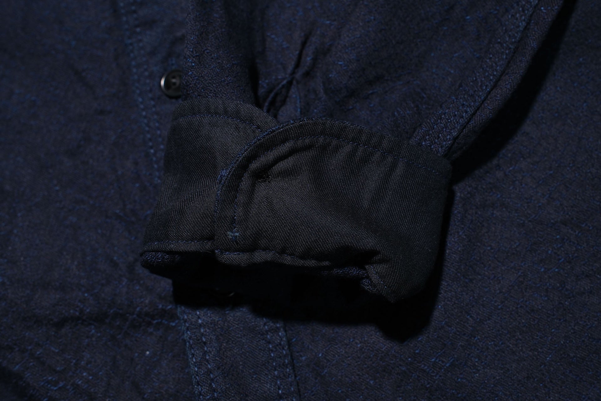 Samurai Indigo Dyed "Year of the Snake" Jacquard Workshirt (Oversea Edition)