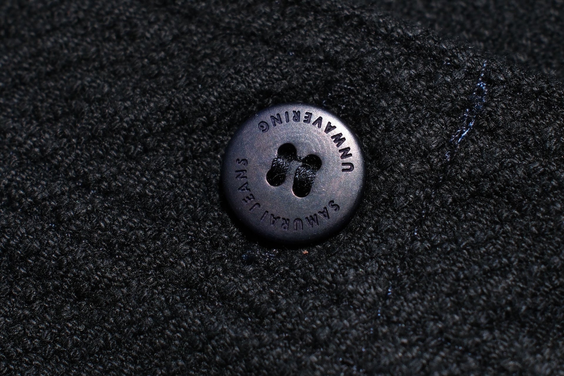 Samurai “Ultimate Black” Sashiko Flannel Workshirt (Oversea Edition)
