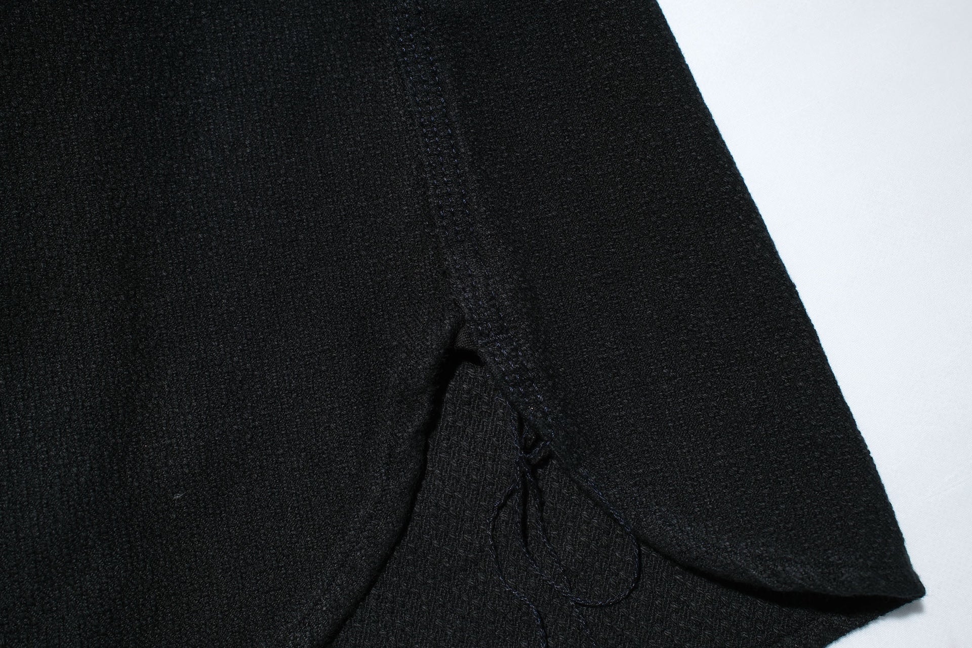 Samurai “Ultimate Black” Sashiko Flannel Workshirt (Oversea Edition)