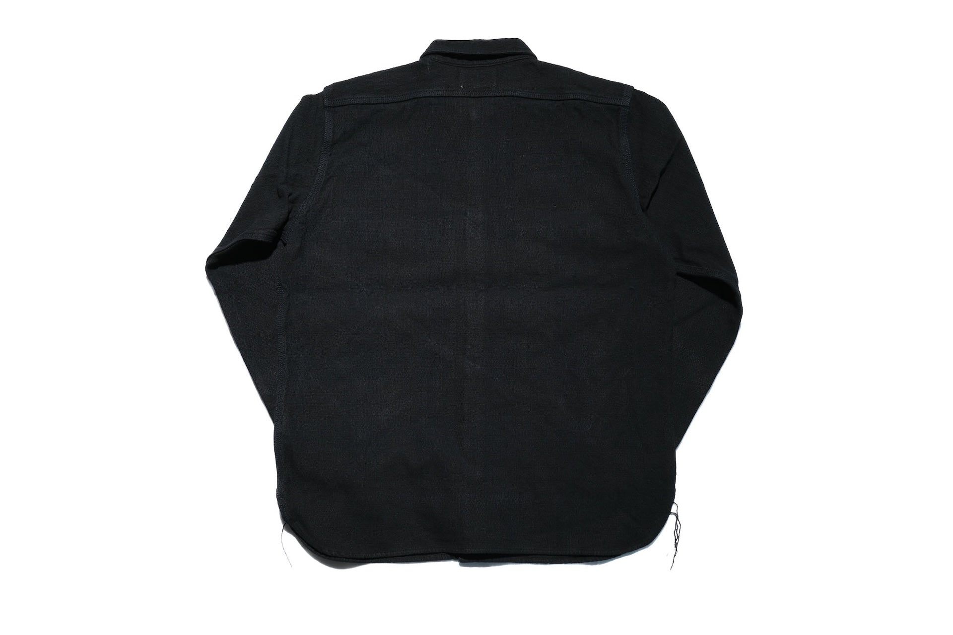 Samurai “Ultimate Black” Sashiko Flannel Workshirt (Oversea Edition)