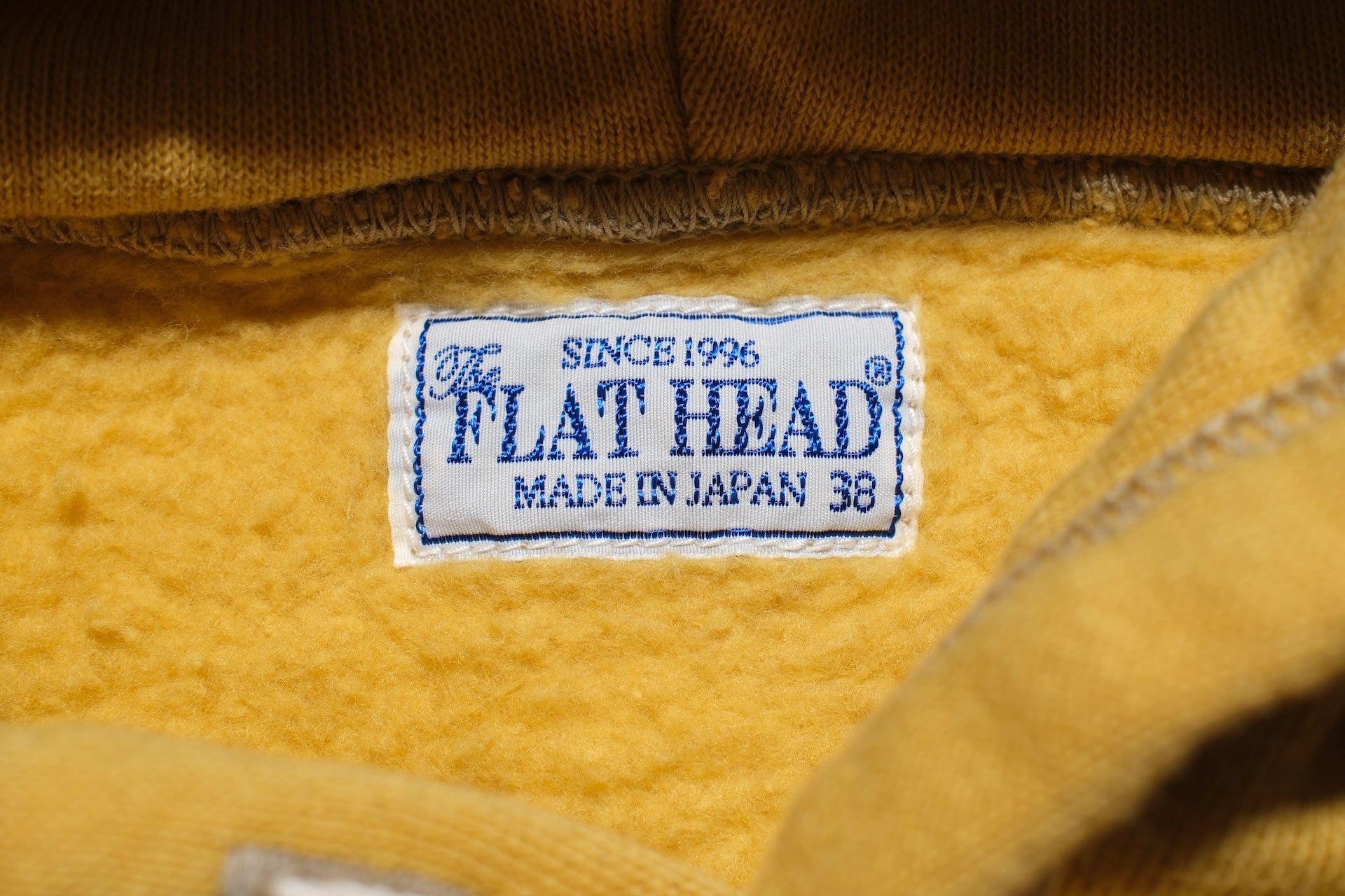 The Flat Head 11oz Loopwheeled Pull-Over (Yellow)