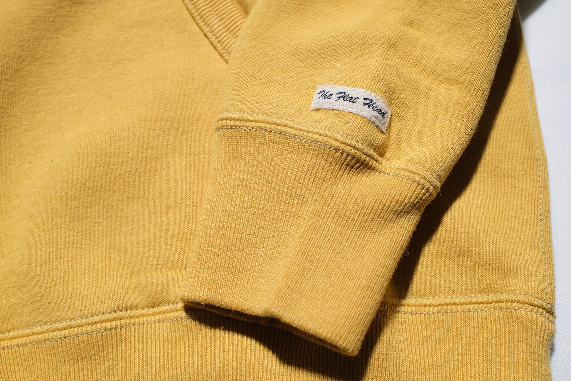 The Flat Head 11oz Loopwheeled Pull-Over (Yellow)