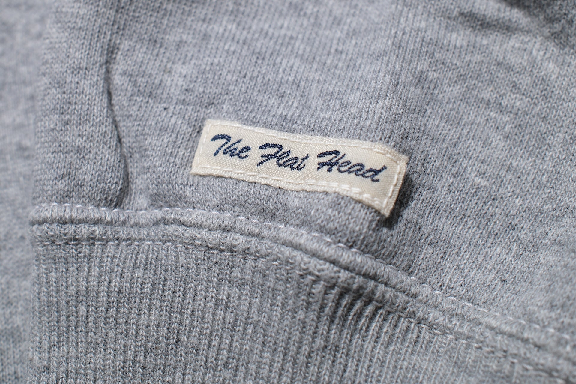 The Flat Head 11oz Loopwheeled Pull-Over (Grey)