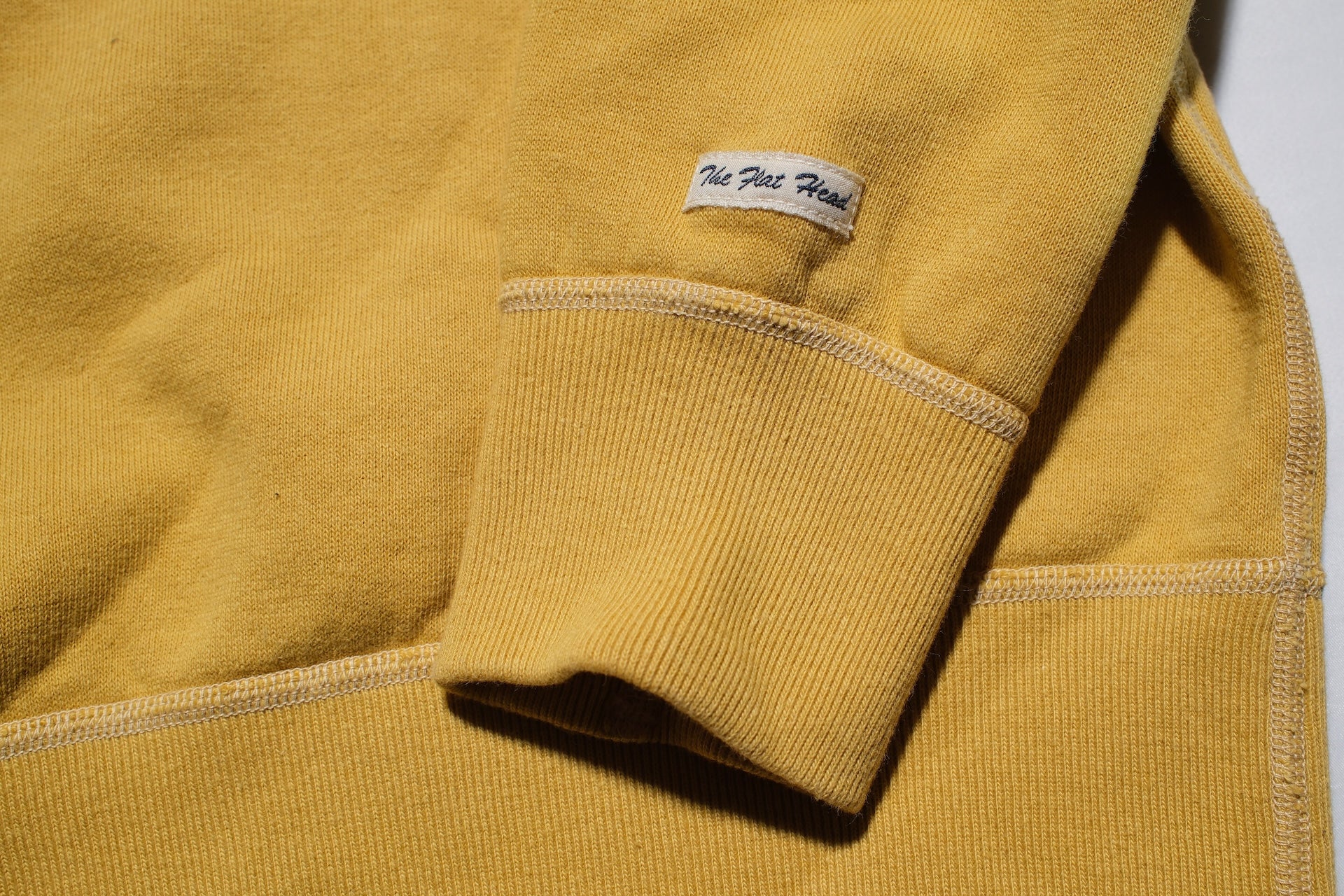 The Flat Head 11oz Loopwheeled Sweatshirt (Yellow)