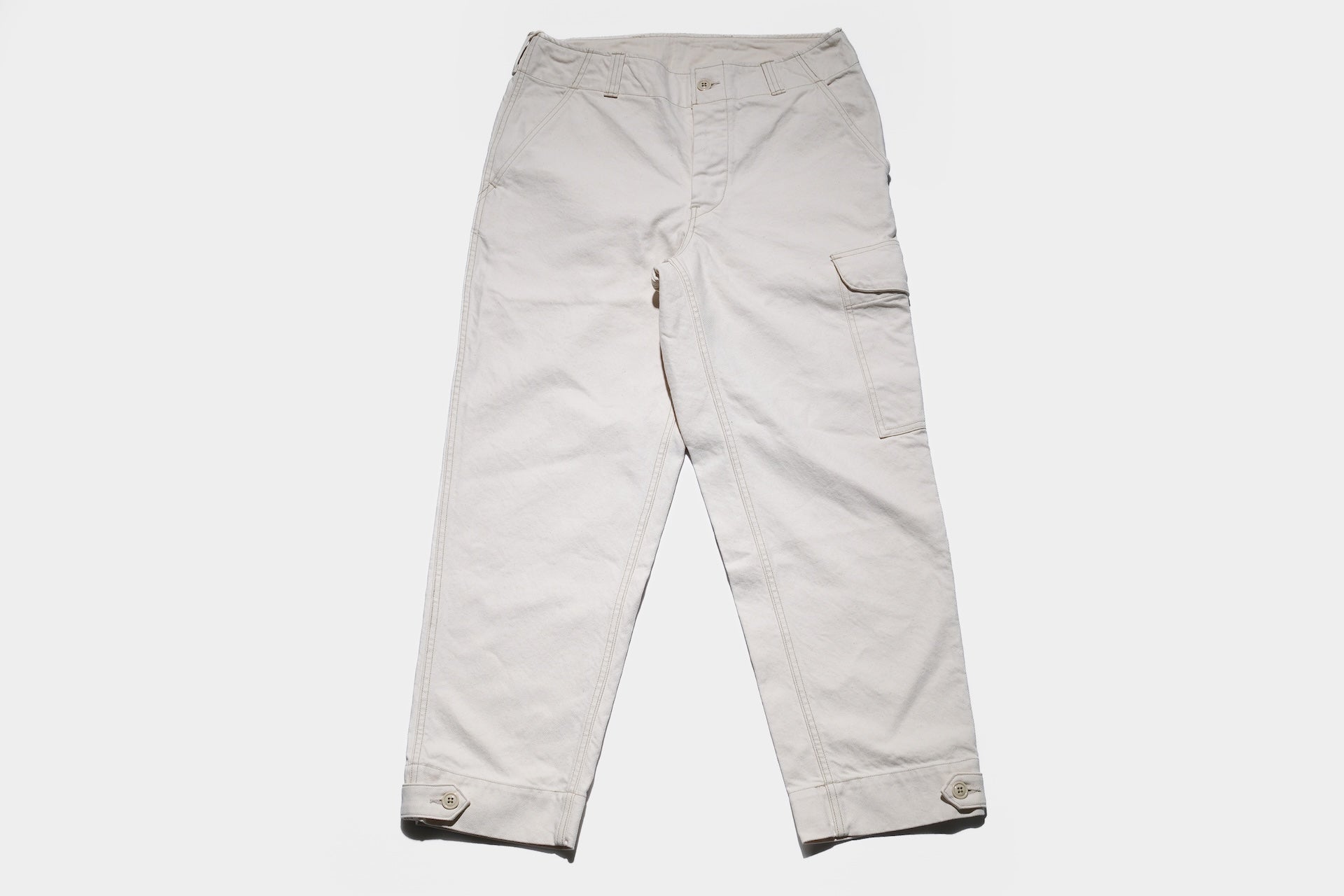 Freewheelers Military Kersey "Aviator's Trousers" (Raw White)