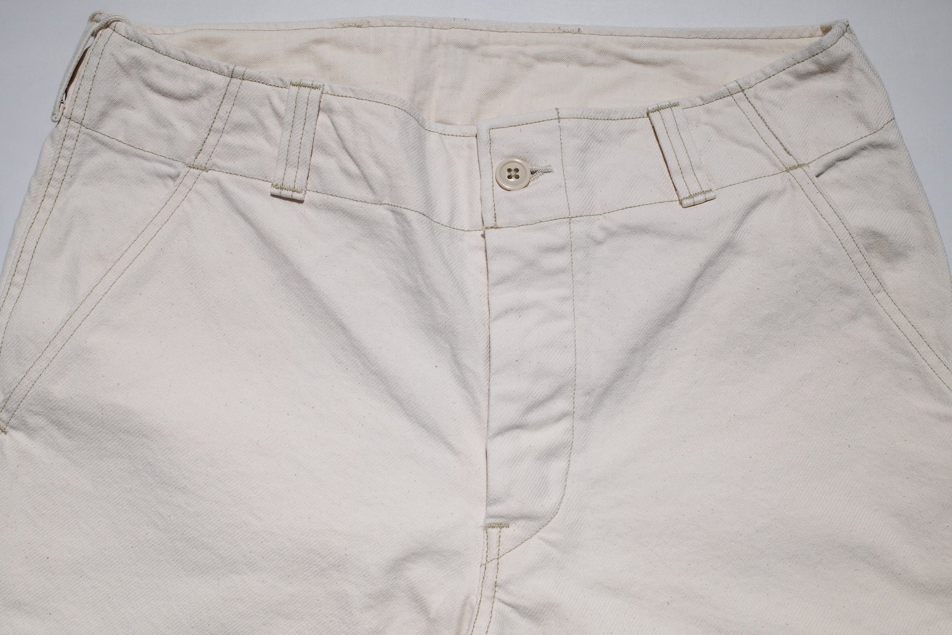 Freewheelers Military Kersey "Aviator's Trousers" (Raw White)