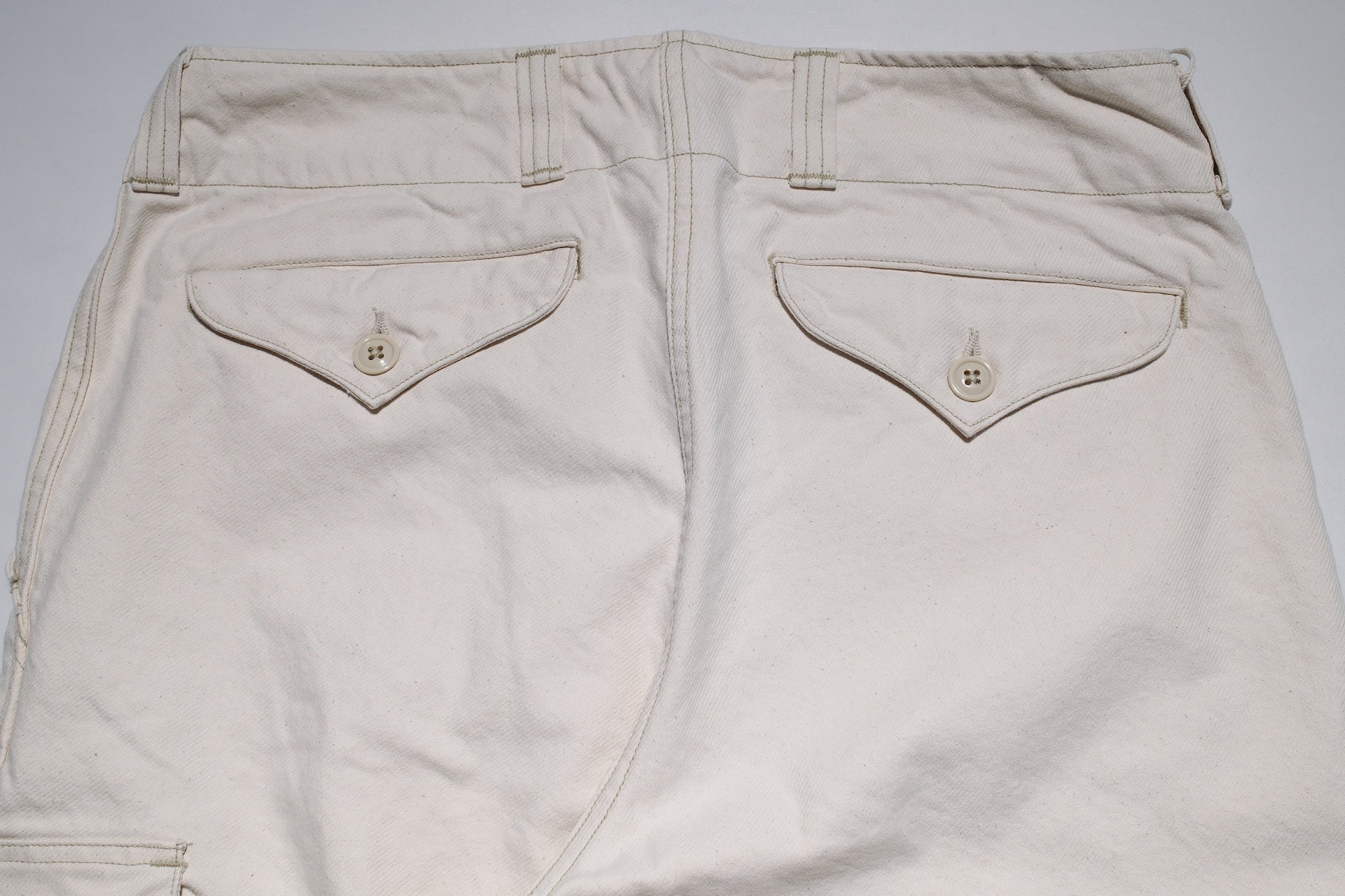 Freewheelers Military Kersey "Aviator's Trousers" (Raw White)