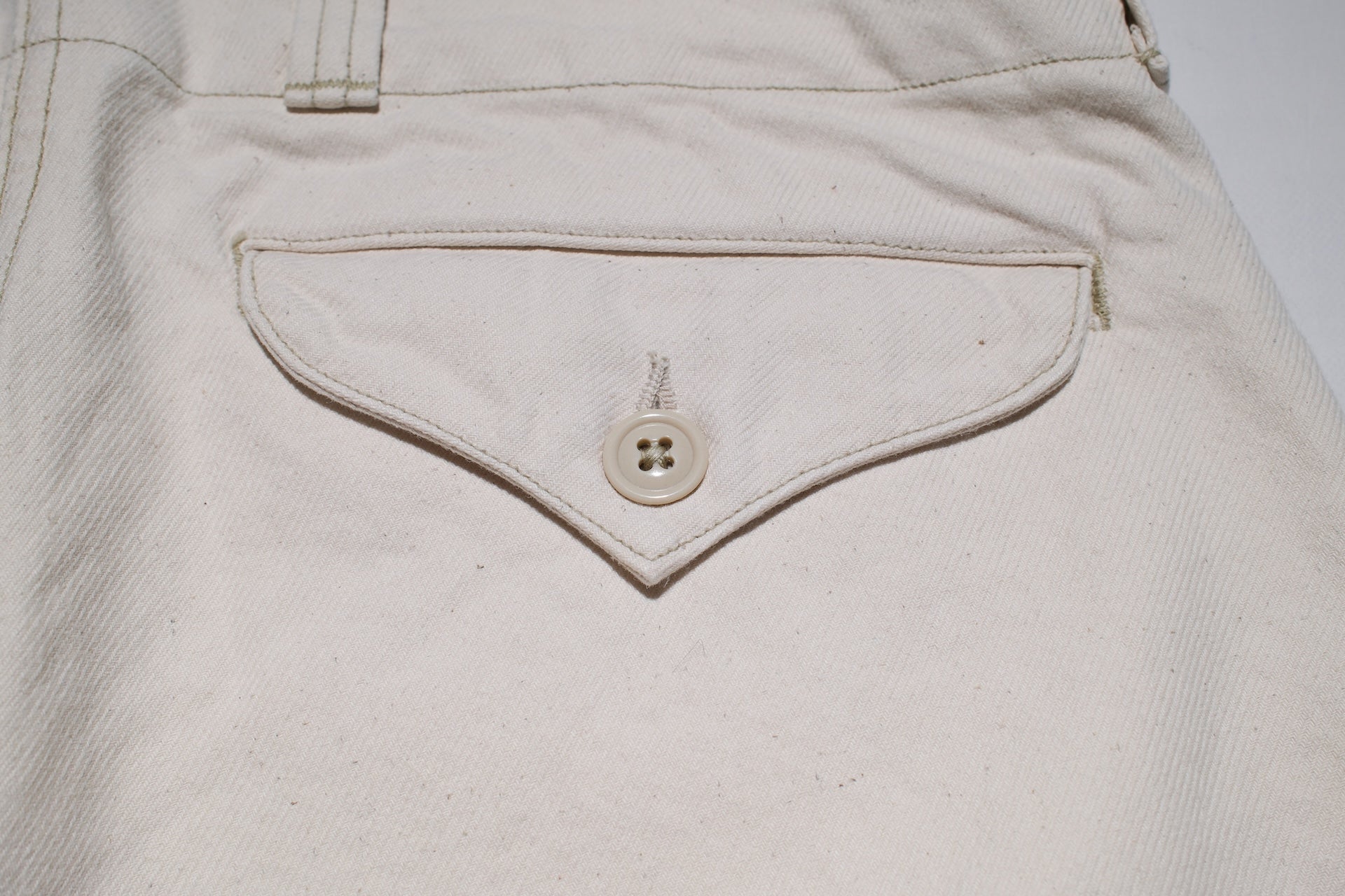 Freewheelers Military Kersey "Aviator's Trousers" (Raw White)