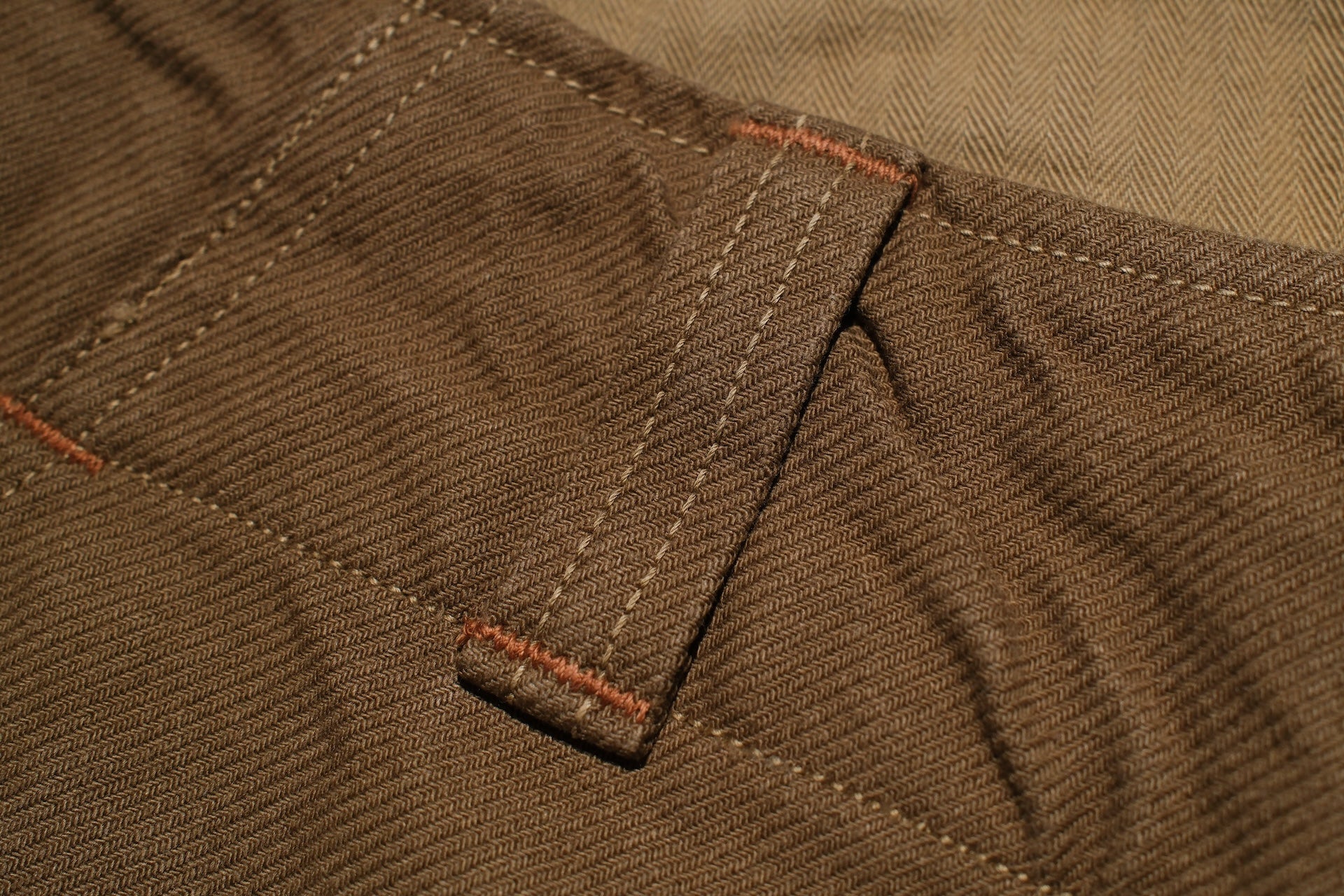 Freewheelers Military Kersey "Aviator's Trousers" (Dark Beige)