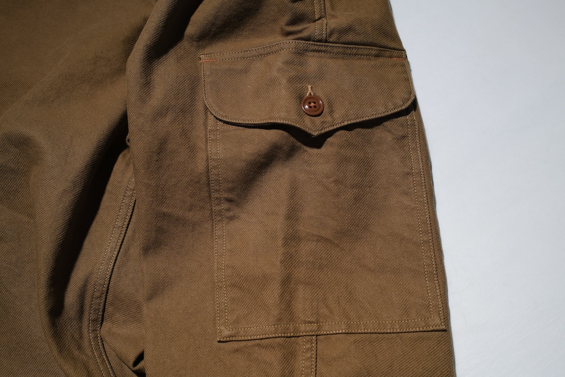 Freewheelers Military Kersey "Aviator's Trousers" (Dark Beige)