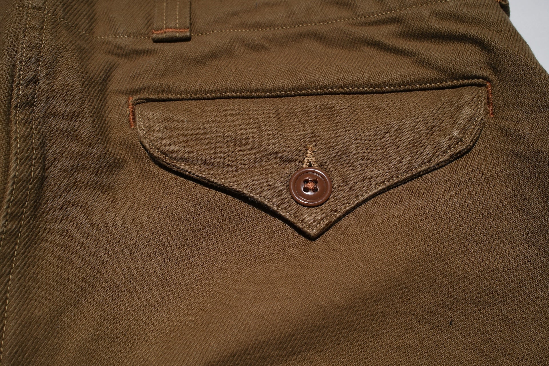 Freewheelers Military Kersey "Aviator's Trousers" (Dark Beige)