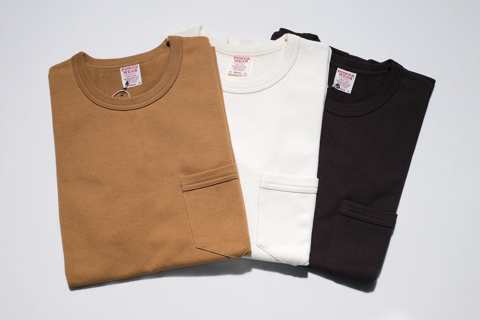 Freewheelers Heavyweight Jersey Pocket Tee (Dark Camel)