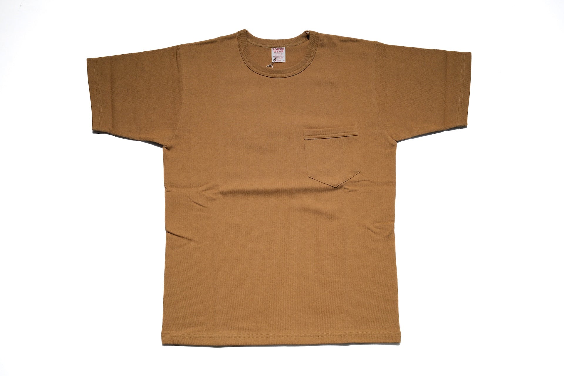 Freewheelers Heavyweight Jersey Pocket Tee (Dark Camel)