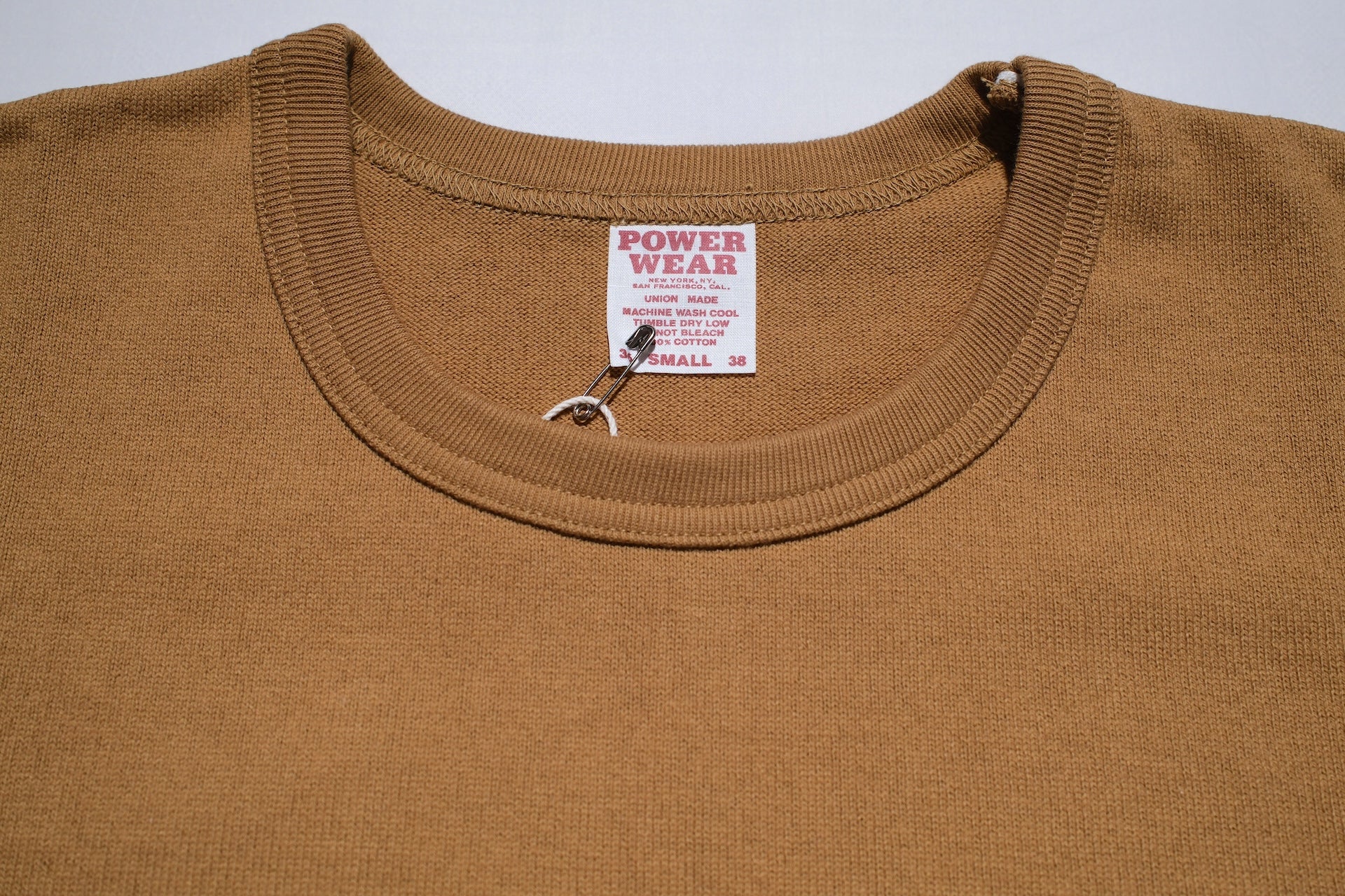 Freewheelers Heavyweight Jersey Pocket Tee (Dark Camel)