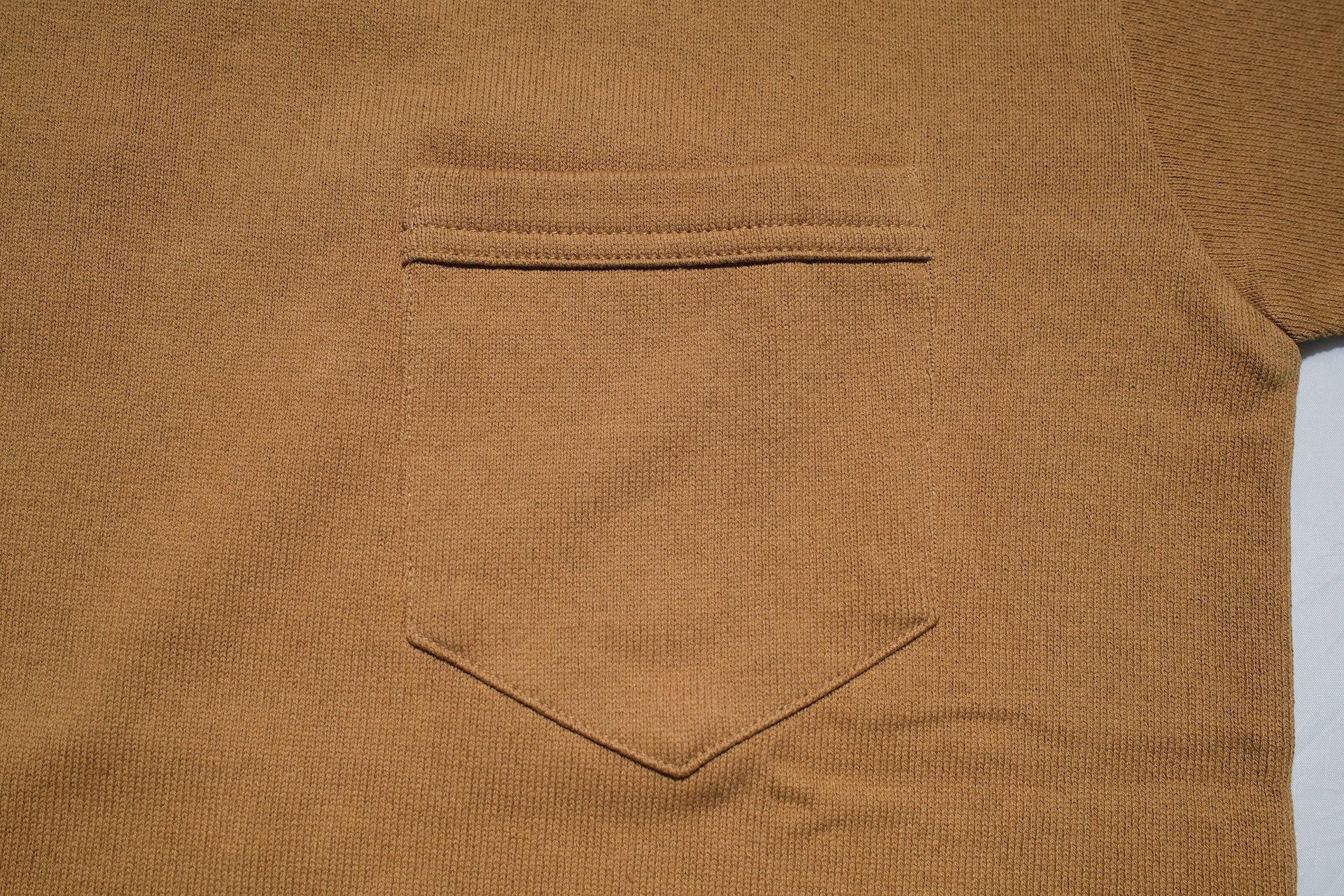 Freewheelers Heavyweight Jersey Pocket Tee (Dark Camel)