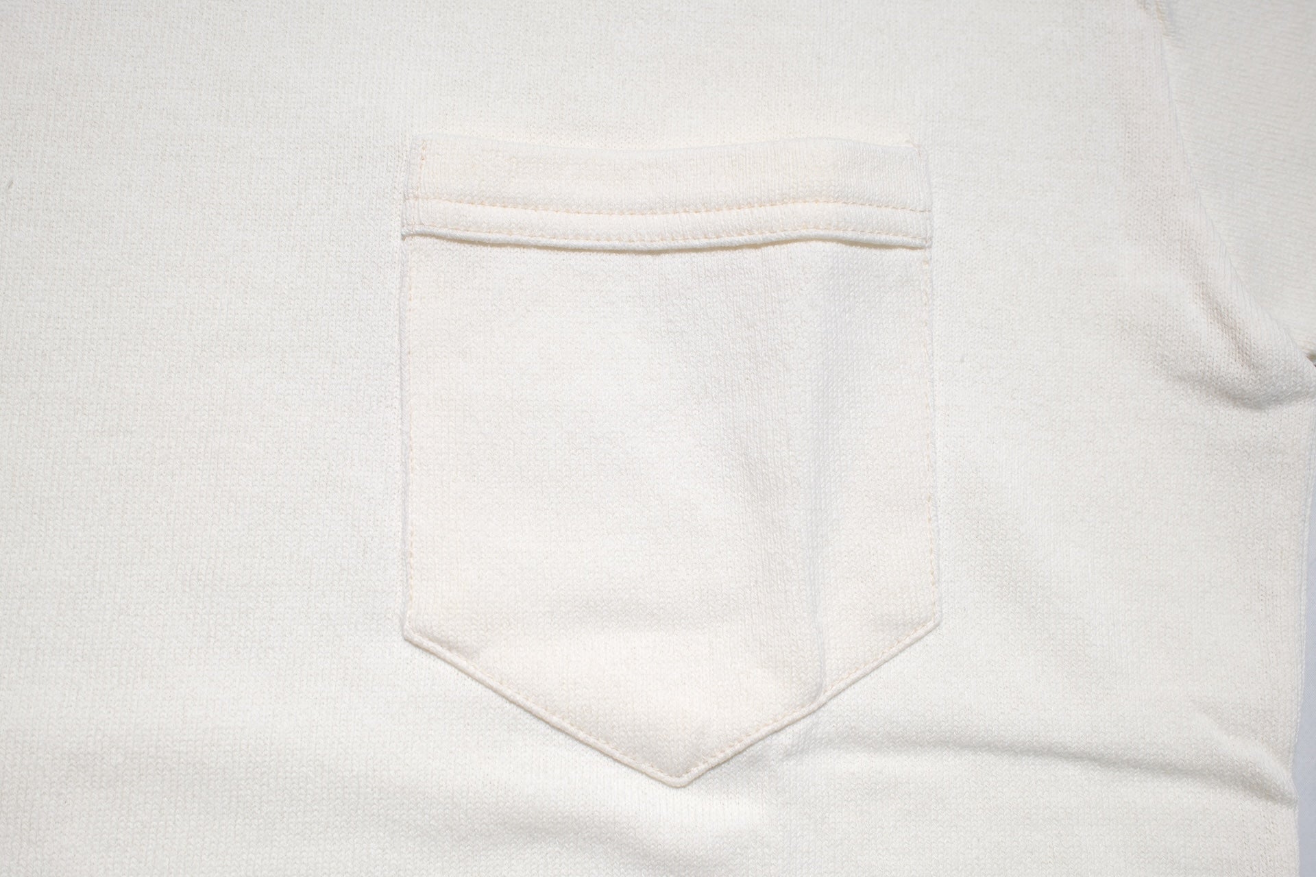 Freewheelers Heavyweight Jersey Pocket Tee (Off White)