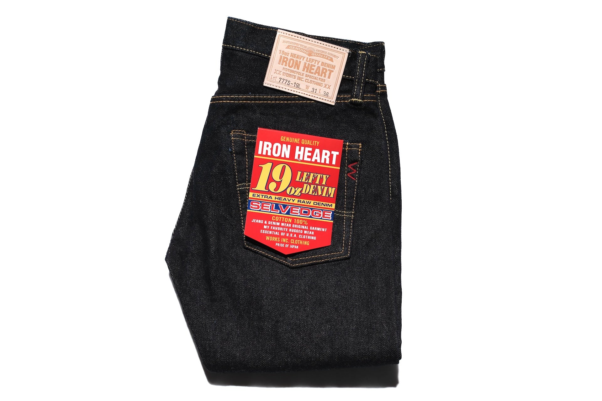 Iron Heart 19oz 777S-19L Denim (Super Slim Tapered Fit)