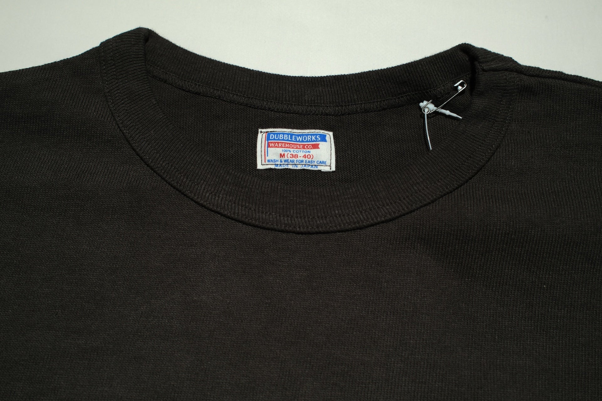 Dubble Works 9oz "Ultra-Heavy" Loopwheeled L/S Tee (Sumi Black)