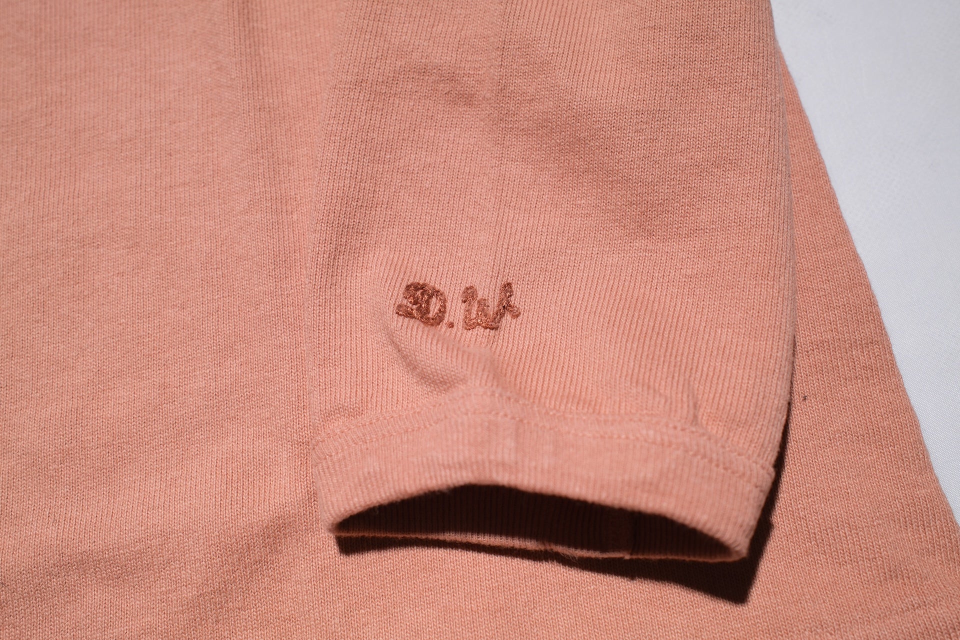 Dubble Works 9oz "Ultra-Heavy" Loopwheeled L/S Tee (Salmon Pink)