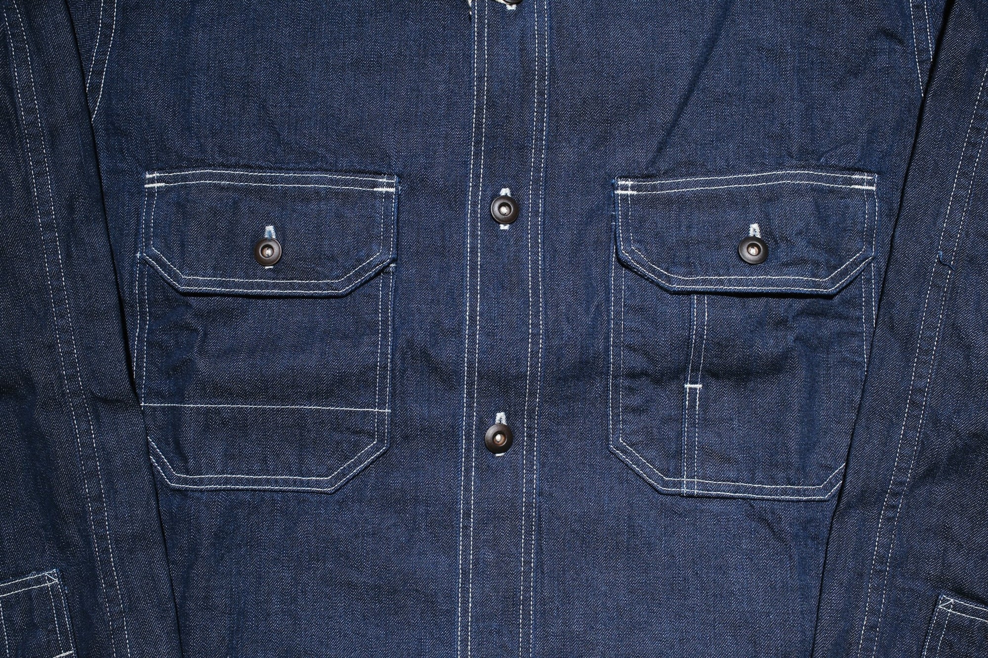 Freewheelers 8.5oz Indigo Denim “Birner” Mechanic Shirt