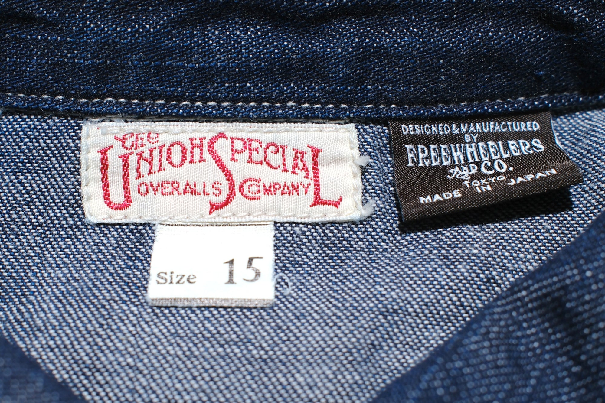 Freewheelers 8.5oz Indigo Denim “Birner” Mechanic Shirt