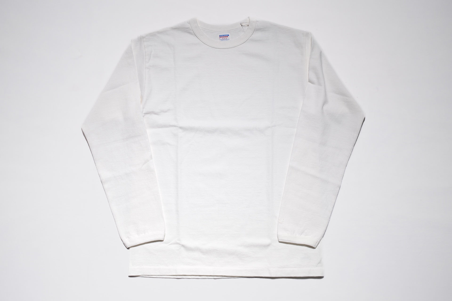 Dubble Works 9oz "Ultra-Heavy" Loopwheeled L/S Tee (White)