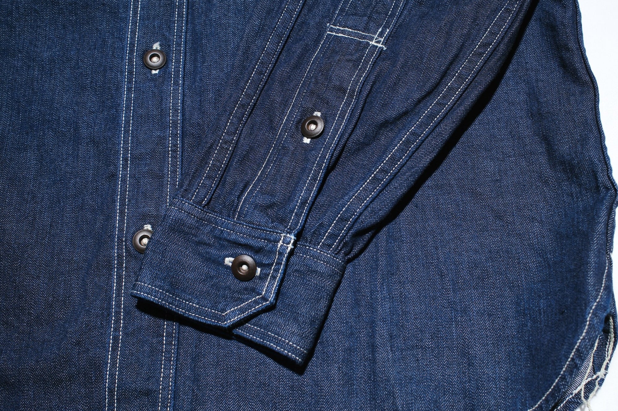 Freewheelers 8.5oz Indigo Denim “Birner” Mechanic Shirt