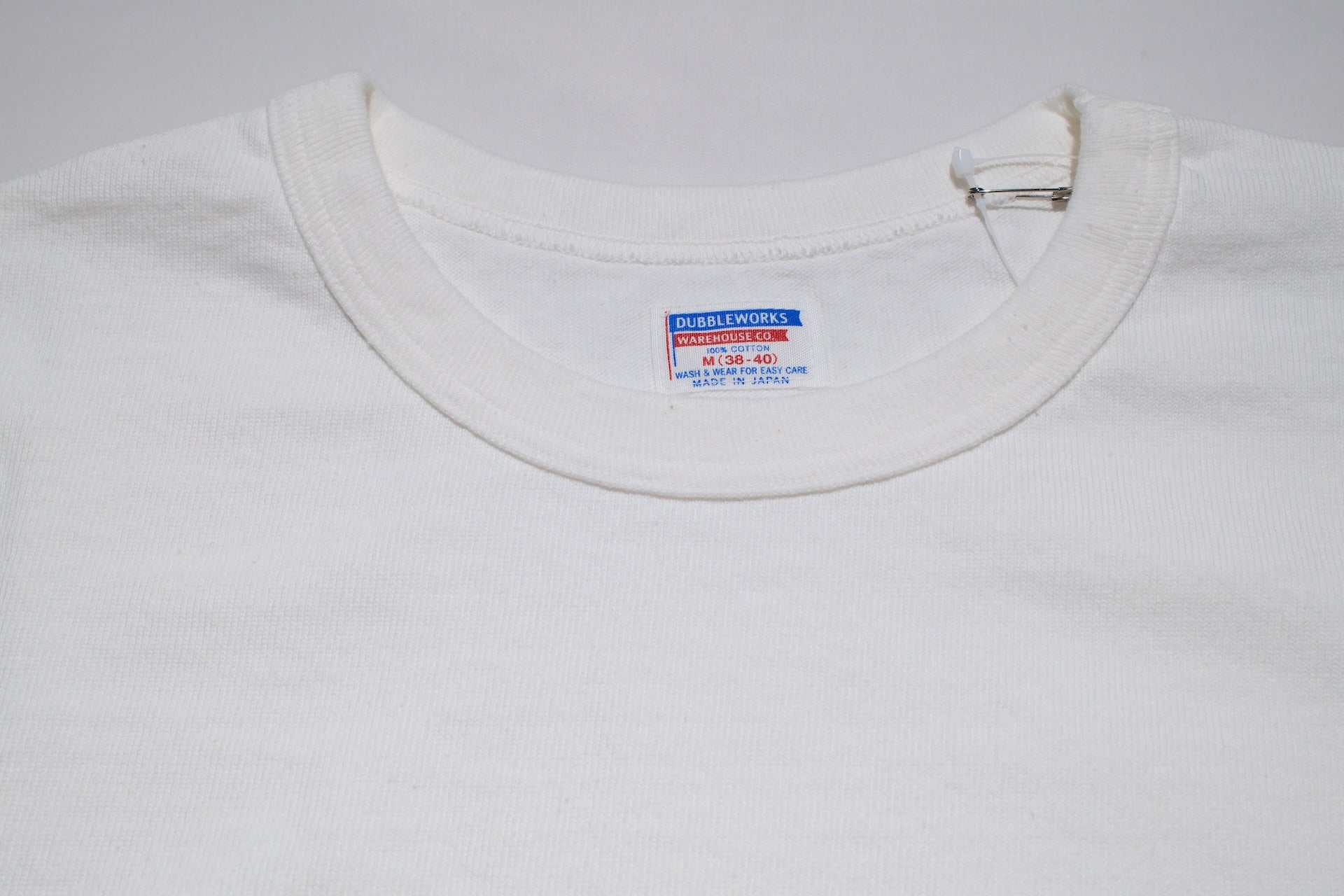 Dubble Works 9oz "Ultra-Heavy" Loopwheeled L/S Tee (White)