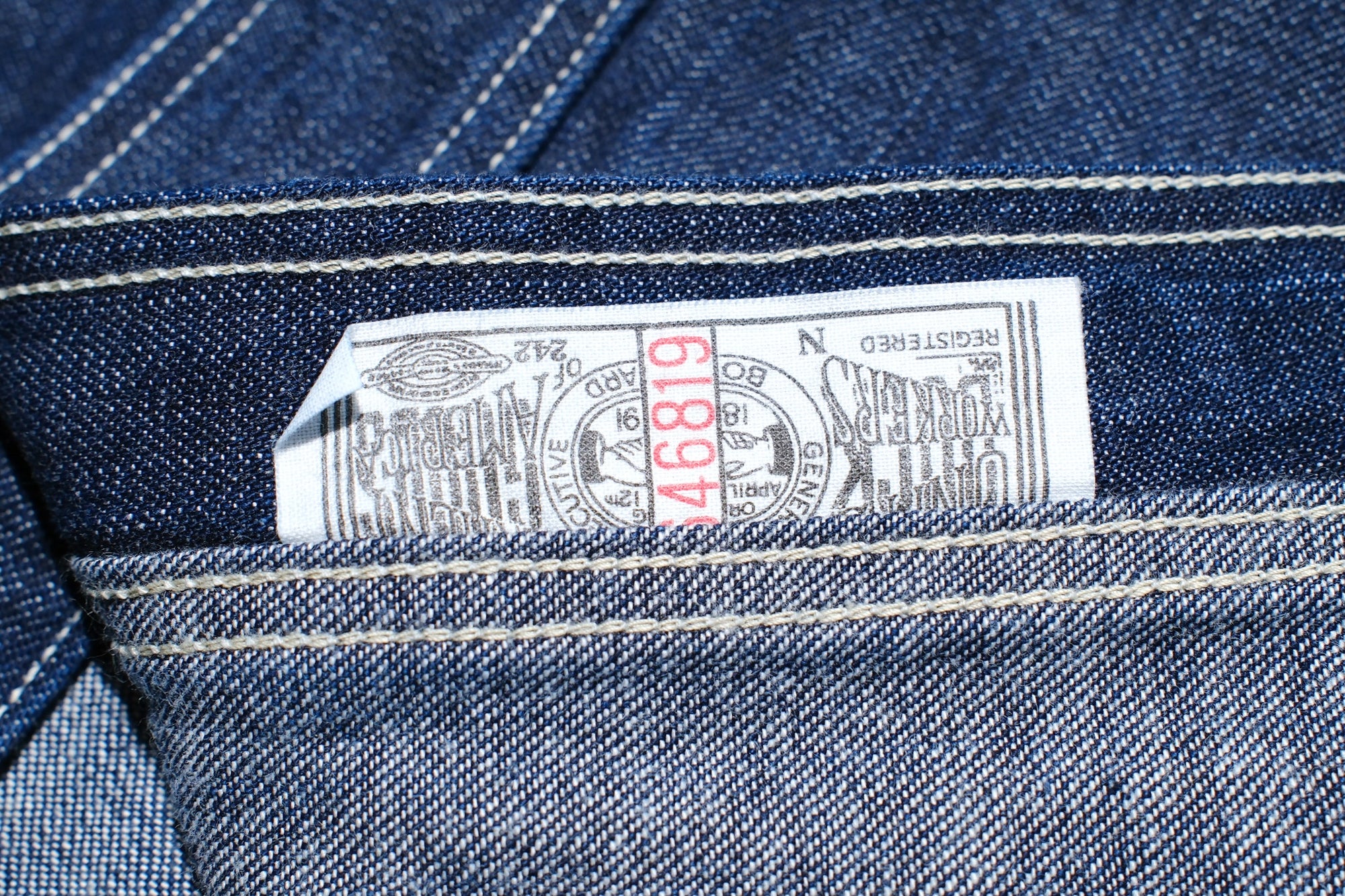 Freewheelers 8.5oz Indigo Denim “Birner” Mechanic Shirt