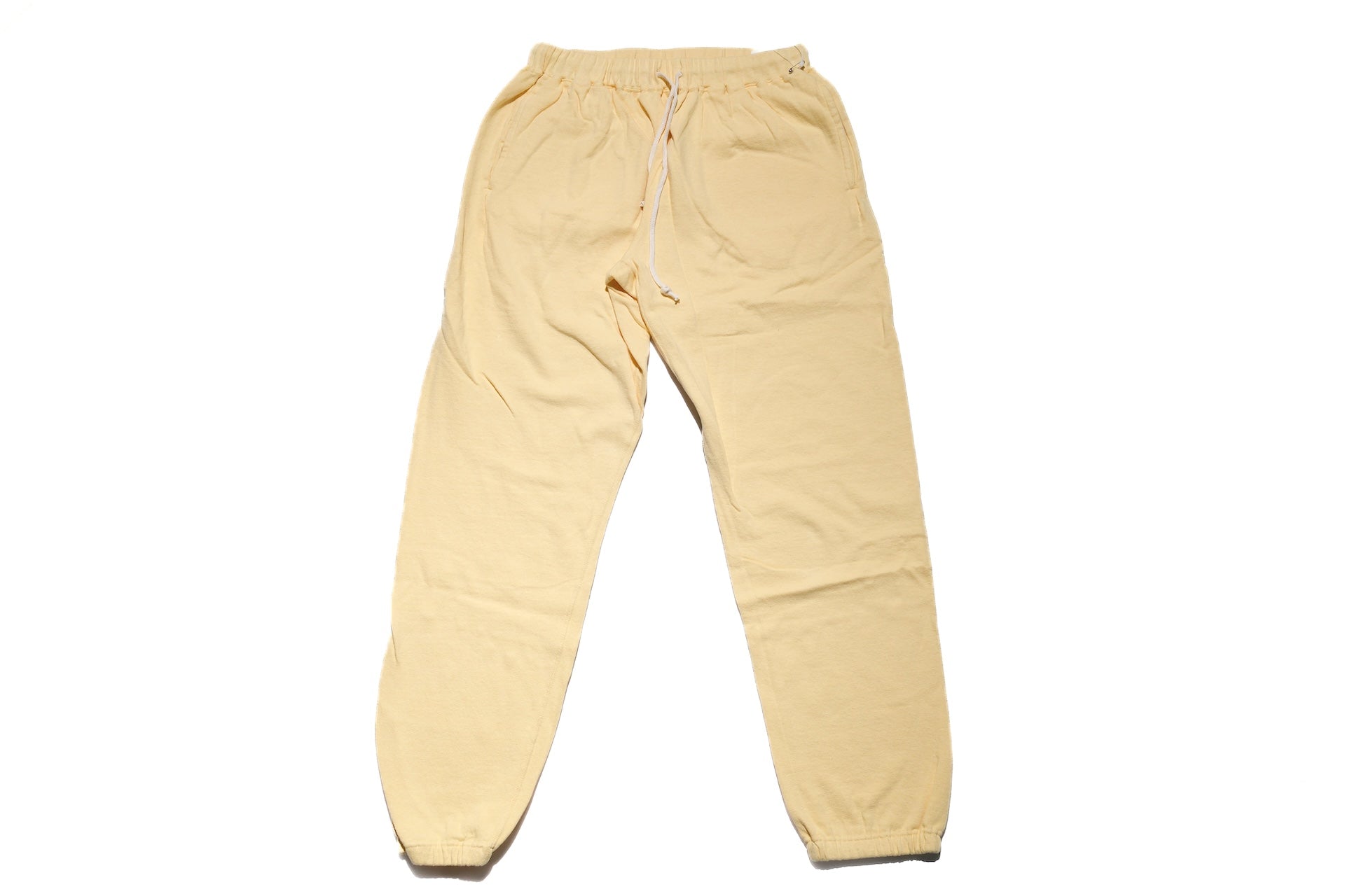 Dubble Works 9oz 'All-Season' Tubular Sweatpants (Pale Yellow)