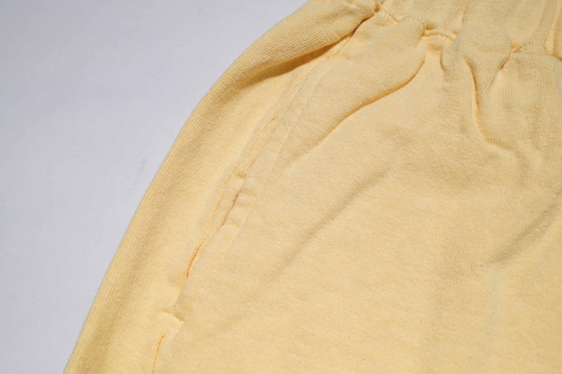 Dubble Works 9oz 'All-Season' Tubular Sweatpants (Pale Yellow)