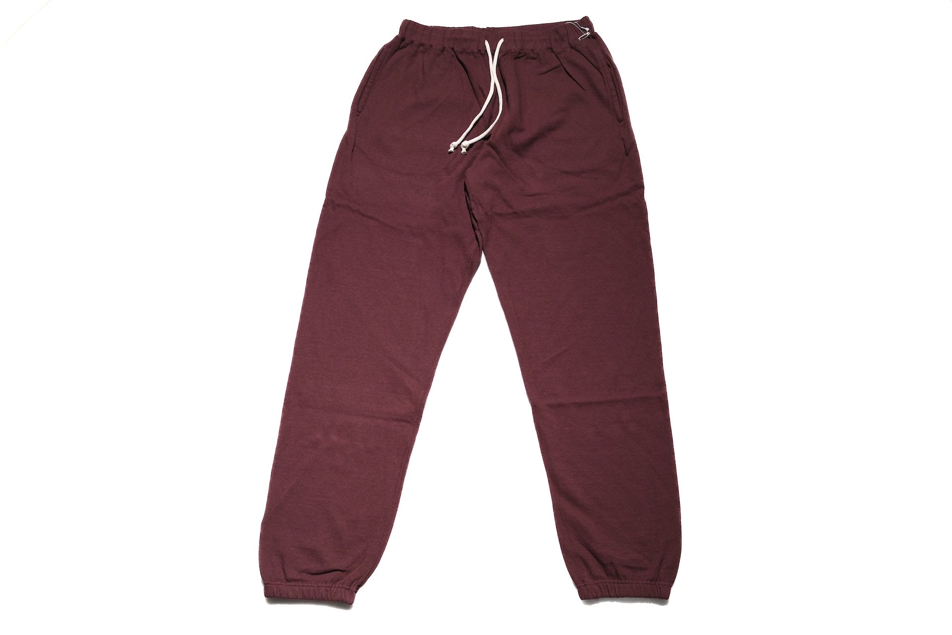 Dubble Works 9oz 'All-Season' Tubular Sweatpants (Bordeaux)