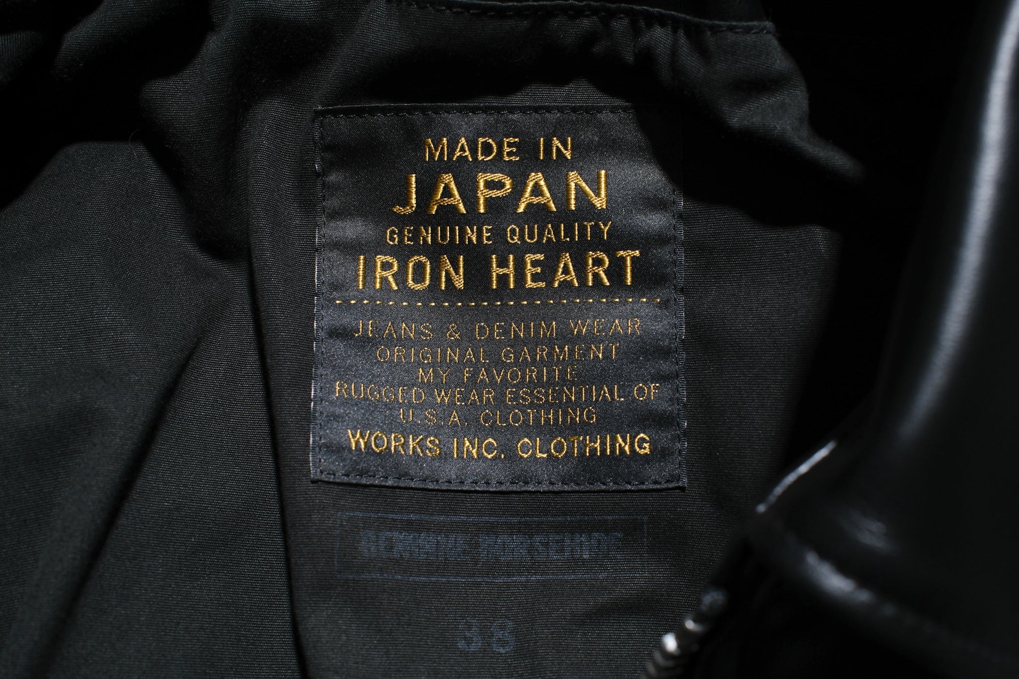 Iron Heart Horsehide Single Riders Jacket (Black Teacore)