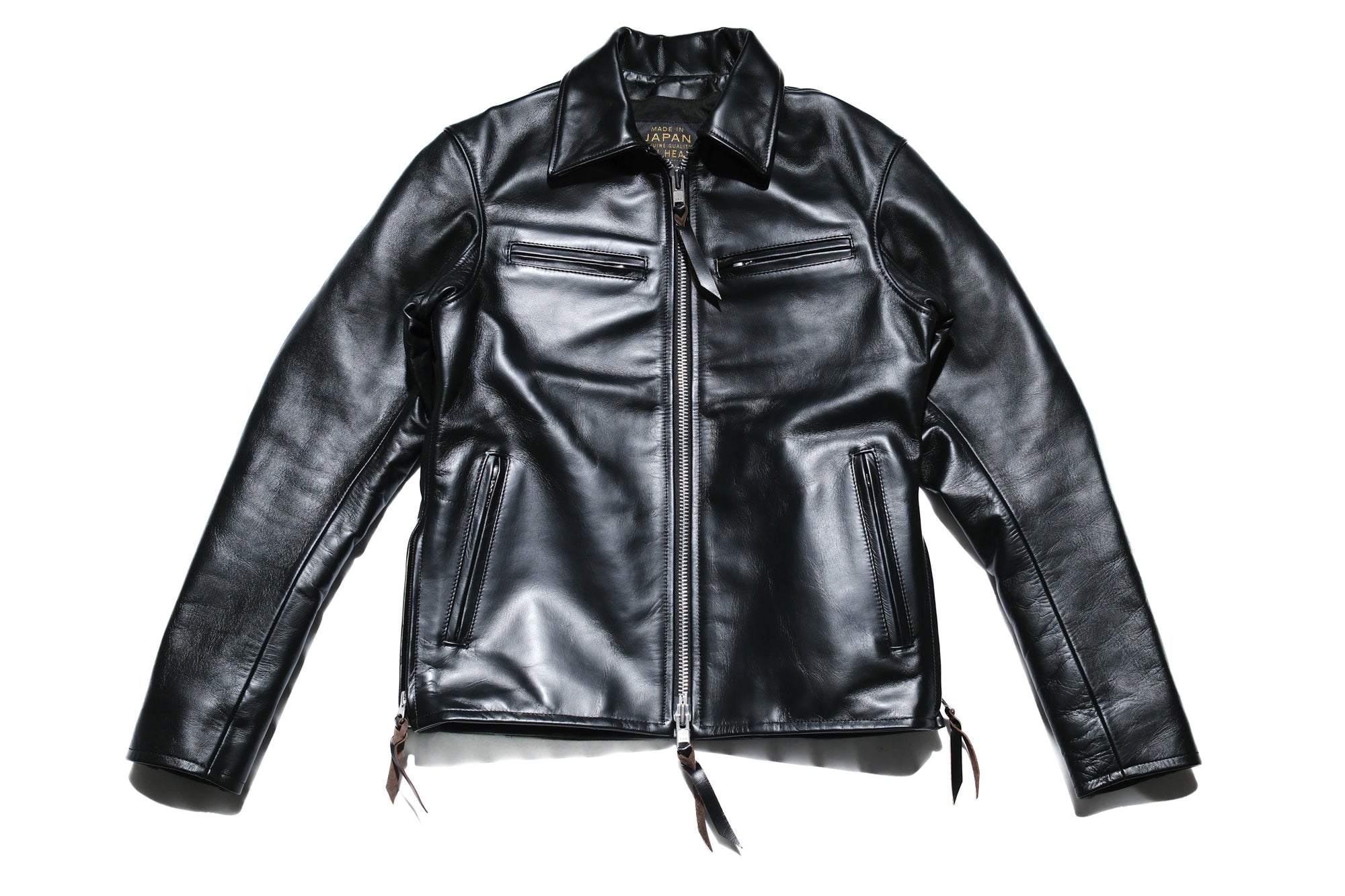 Iron Heart Horsehide Single Riders Jacket (Black Teacore)