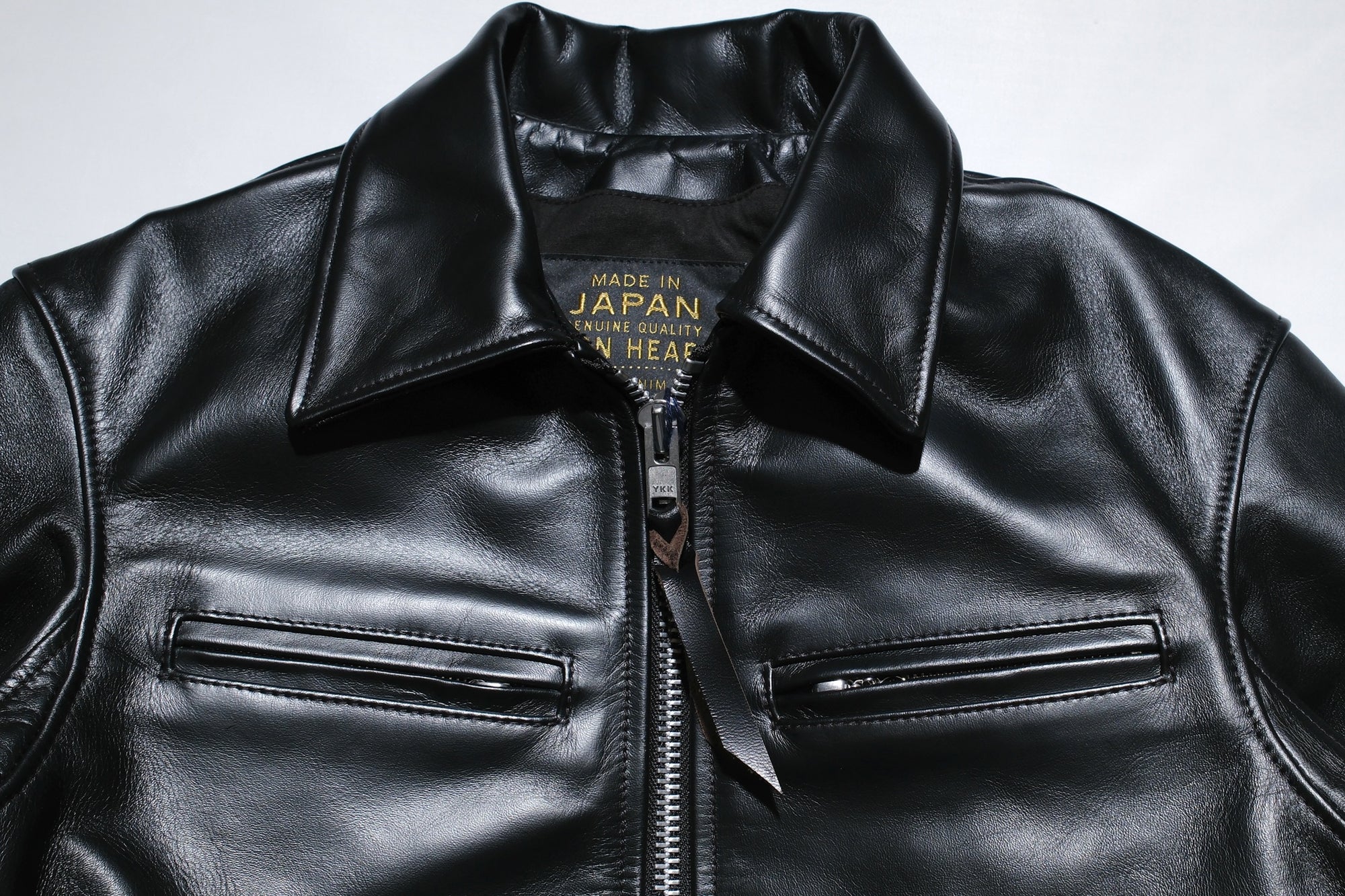 Iron Heart Horsehide Single Riders Jacket (Black Teacore)