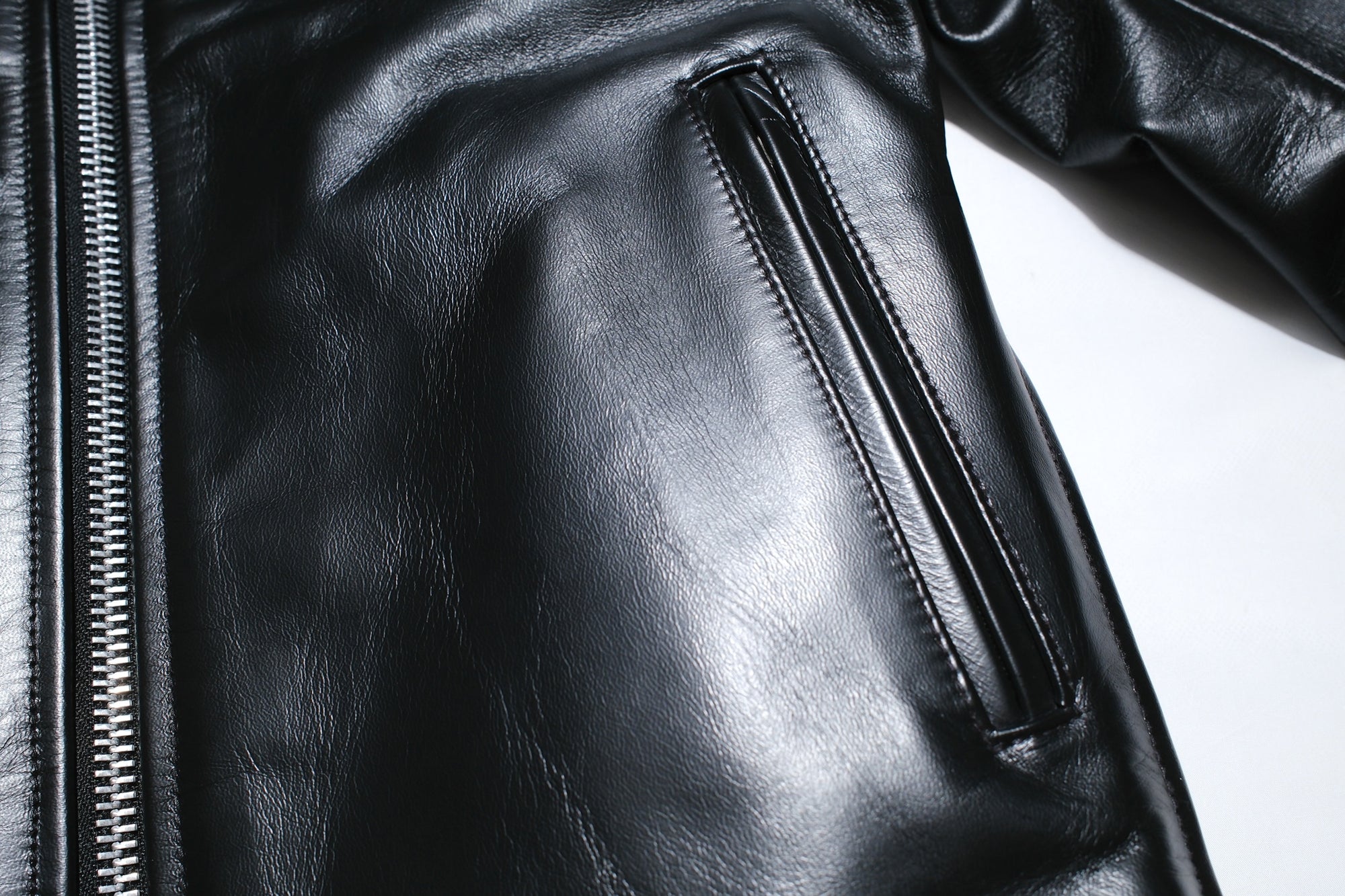Iron Heart Horsehide Single Riders Jacket (Black Teacore)