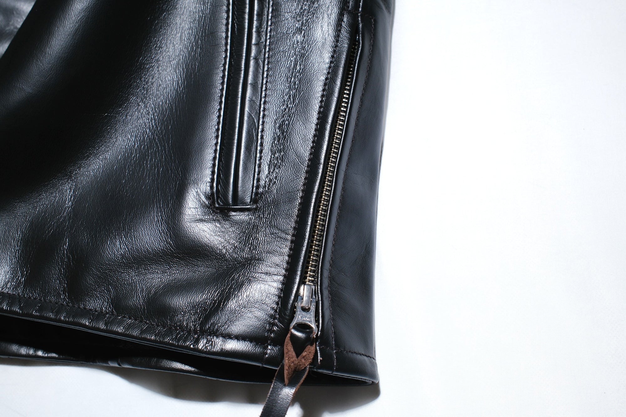 Iron Heart Horsehide Single Riders Jacket (Black Teacore)