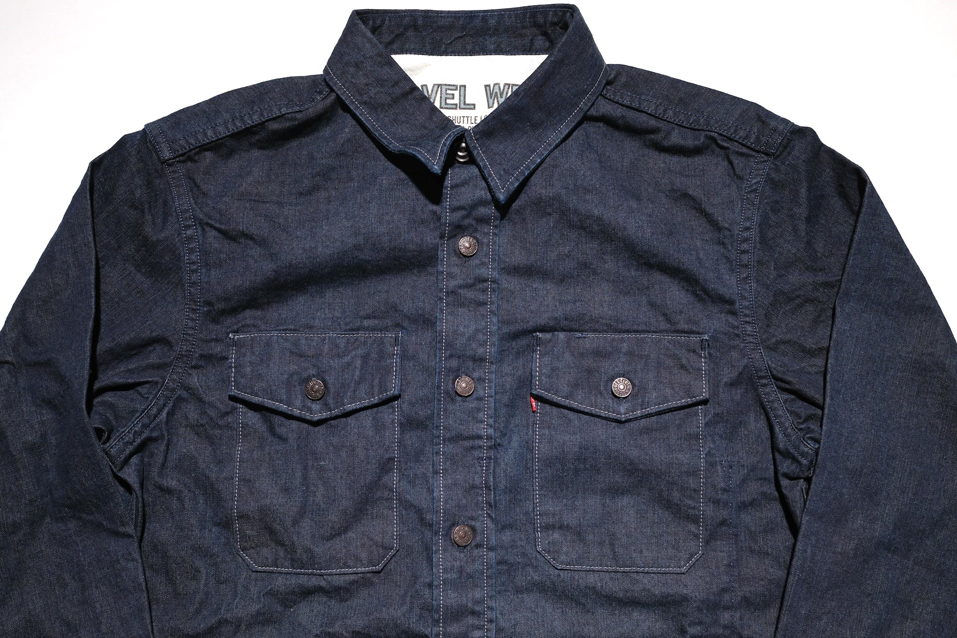 UES 9.5oz Indigo Dyed Selvage Denim Travelling Shirt