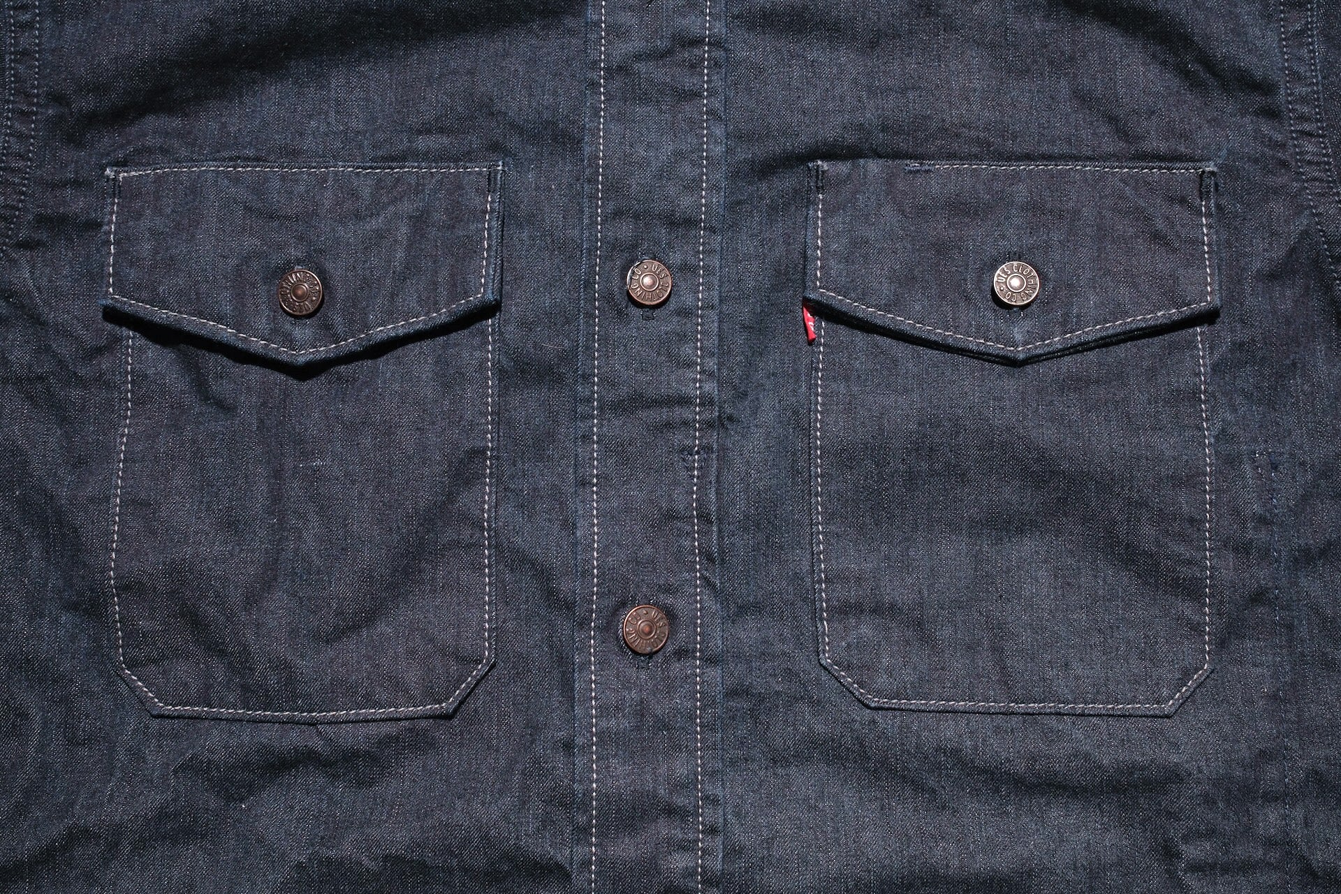 UES 9.5oz Indigo Dyed Selvage Denim Travelling Shirt