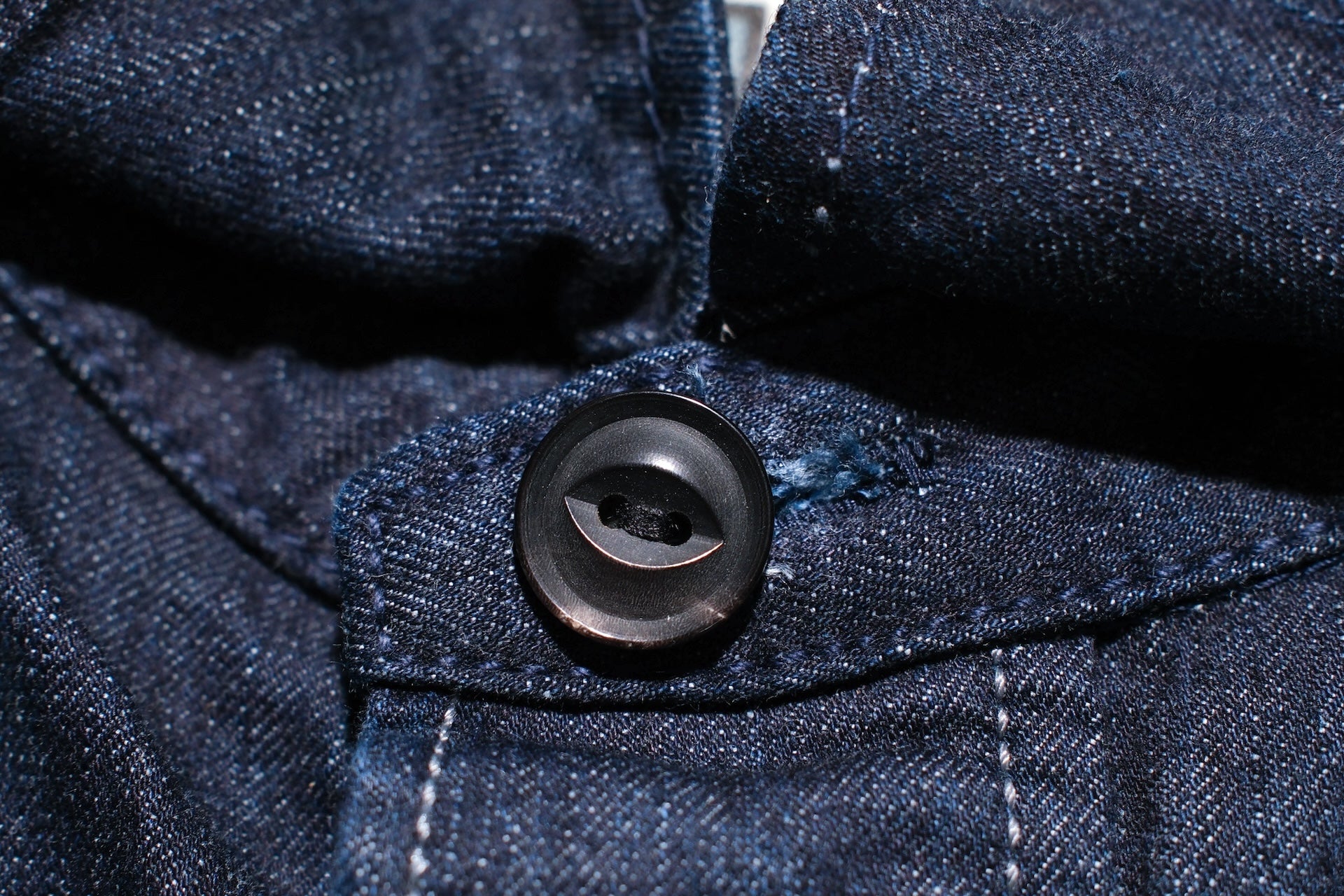 UES 9.5oz Indigo Dyed Selvage Denim Travelling Shirt