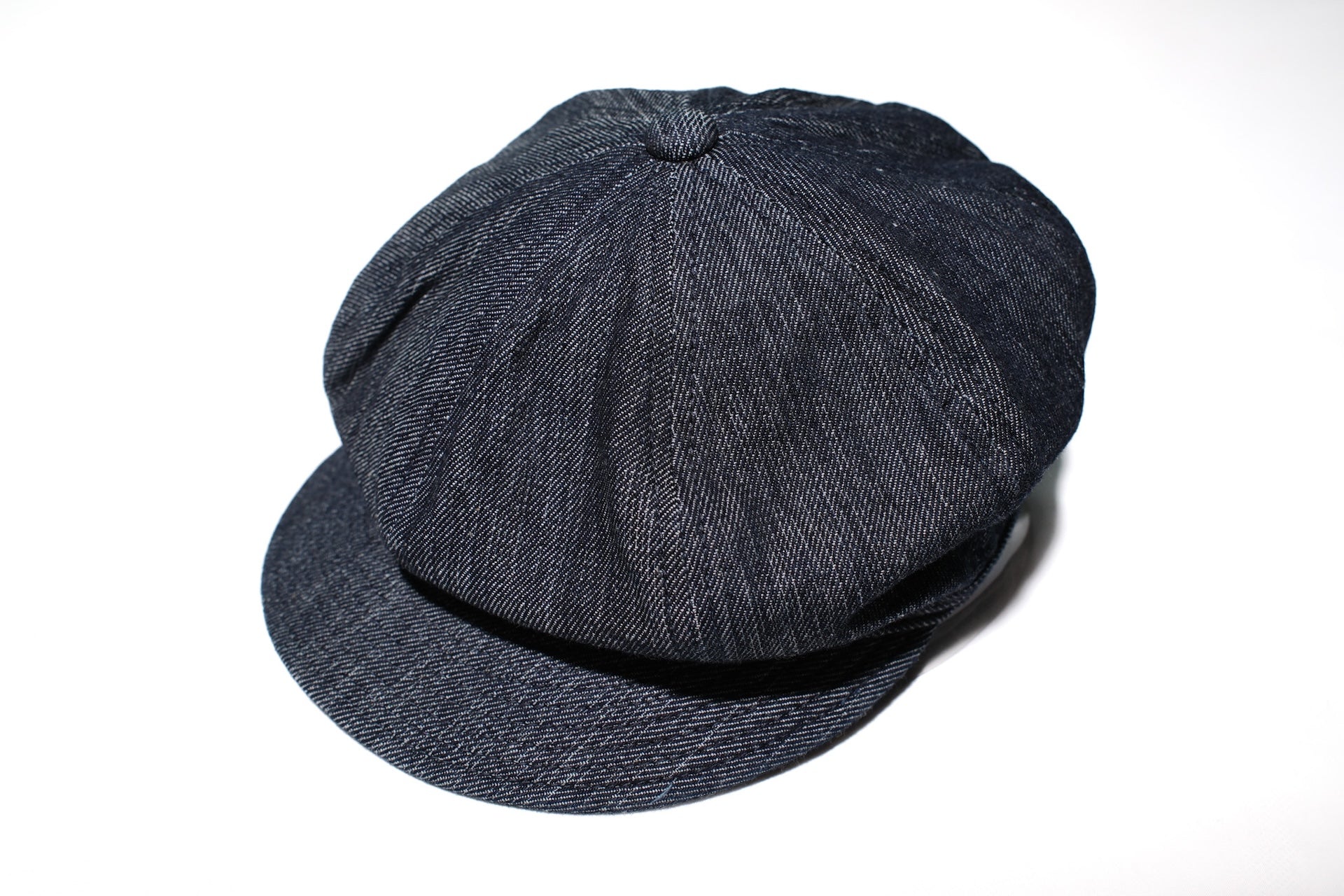 UES 11.5oz Indigo Denim "Newsboy" Cap