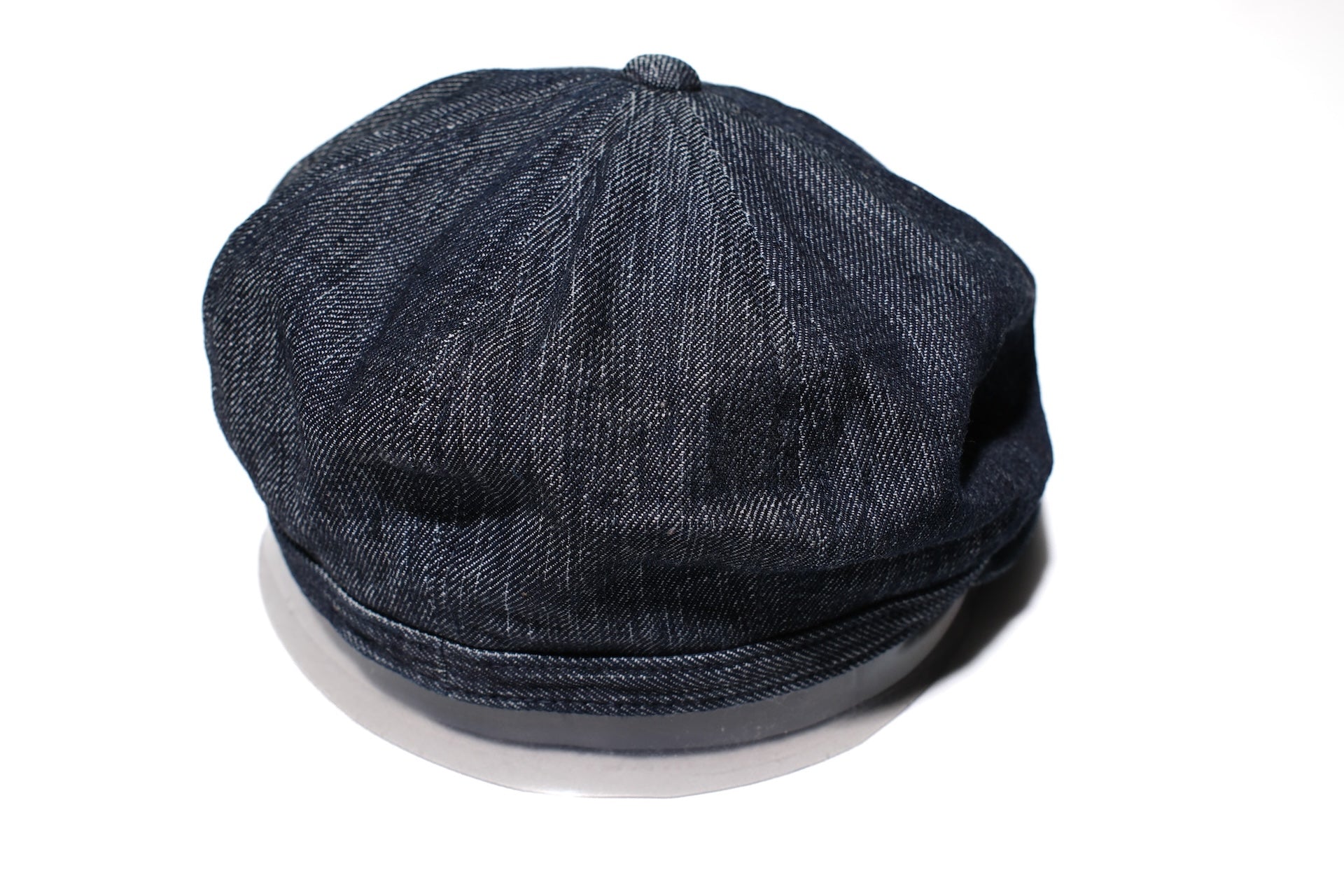 UES 11.5oz Indigo Denim "Newsboy" Cap