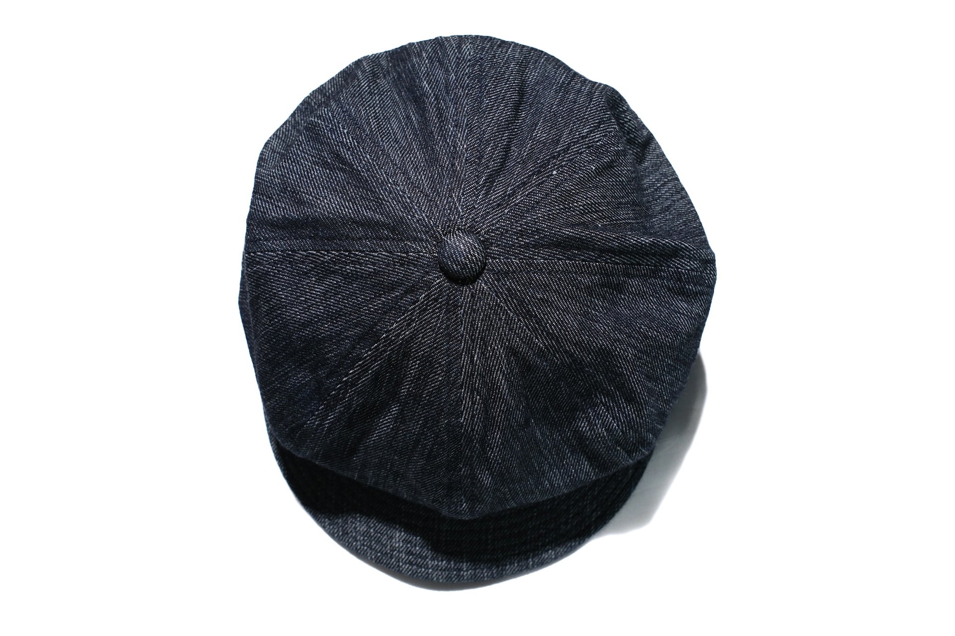 UES 11.5oz Indigo Denim "Newsboy" Cap