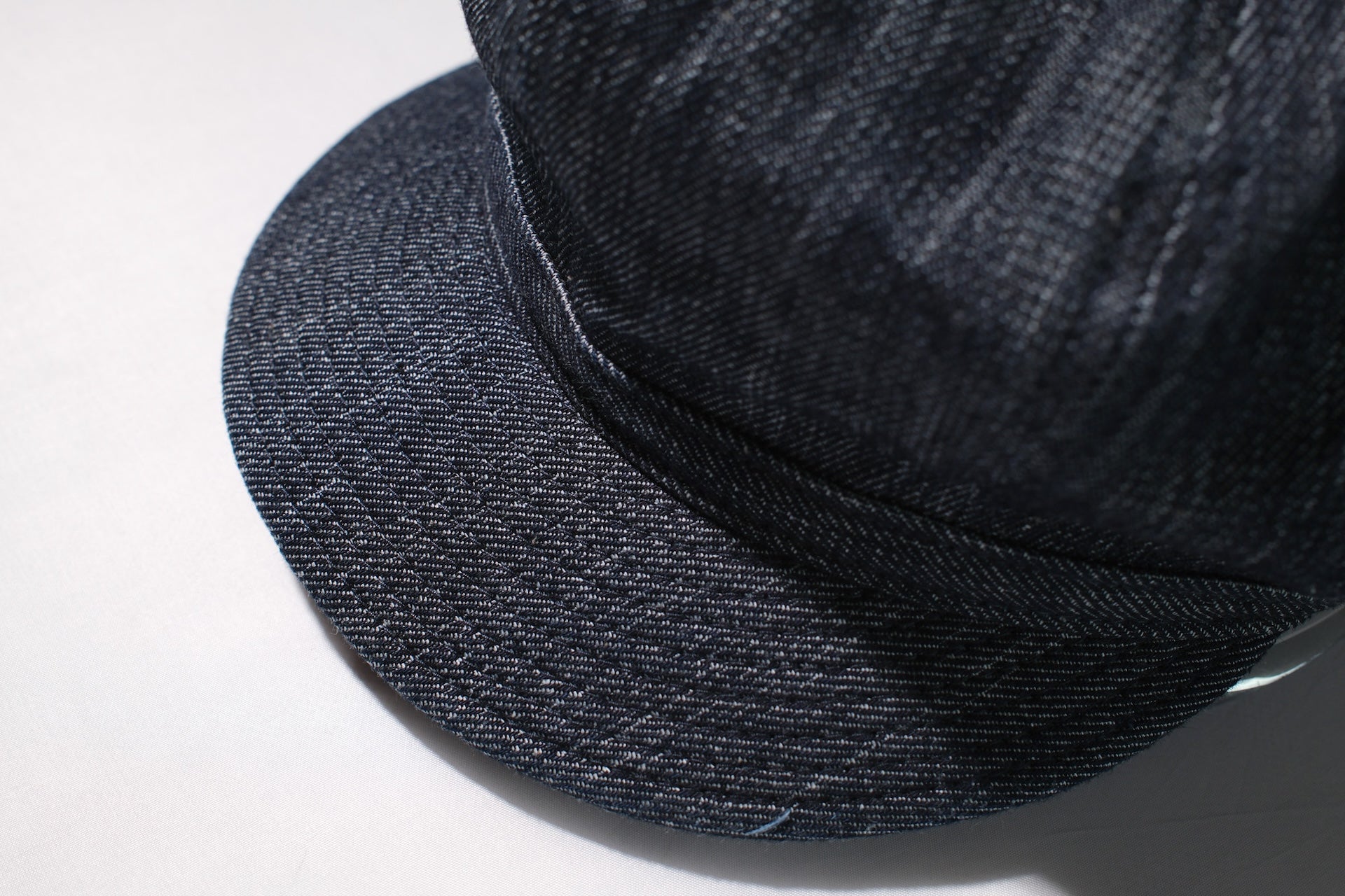 UES 11.5oz Indigo Denim "Newsboy" Cap