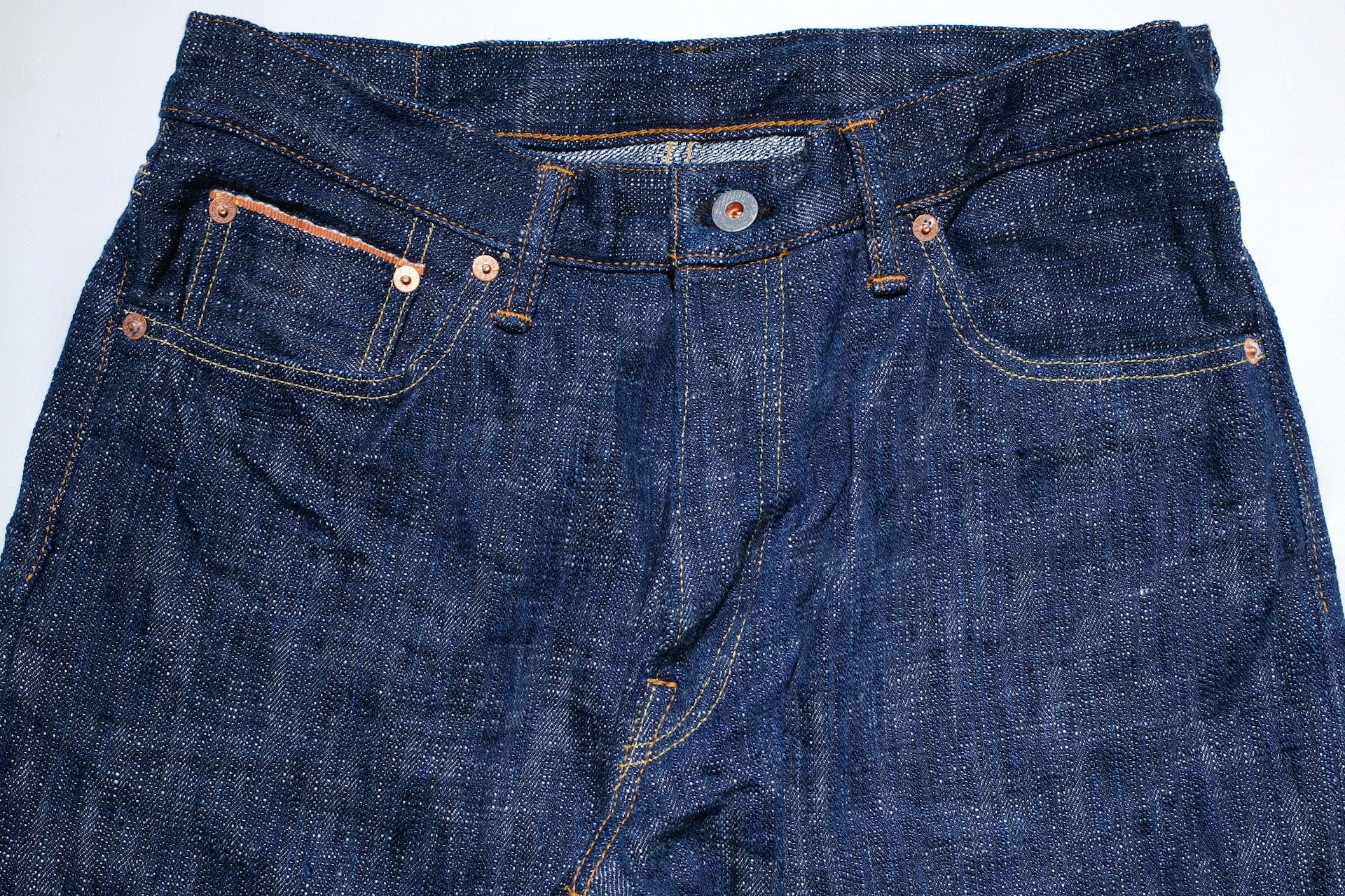 Graph Zero 15oz “Vivid Indigo” Ultra-Slubby Denim (Classic Straight fit)