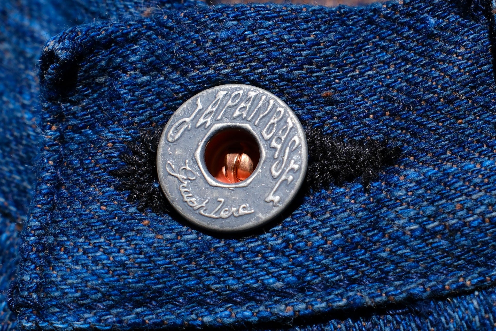 Graph Zero 13oz “Natural Indigo X Kakishibu” Vertical-Slub Denim (Classic Straight fit)