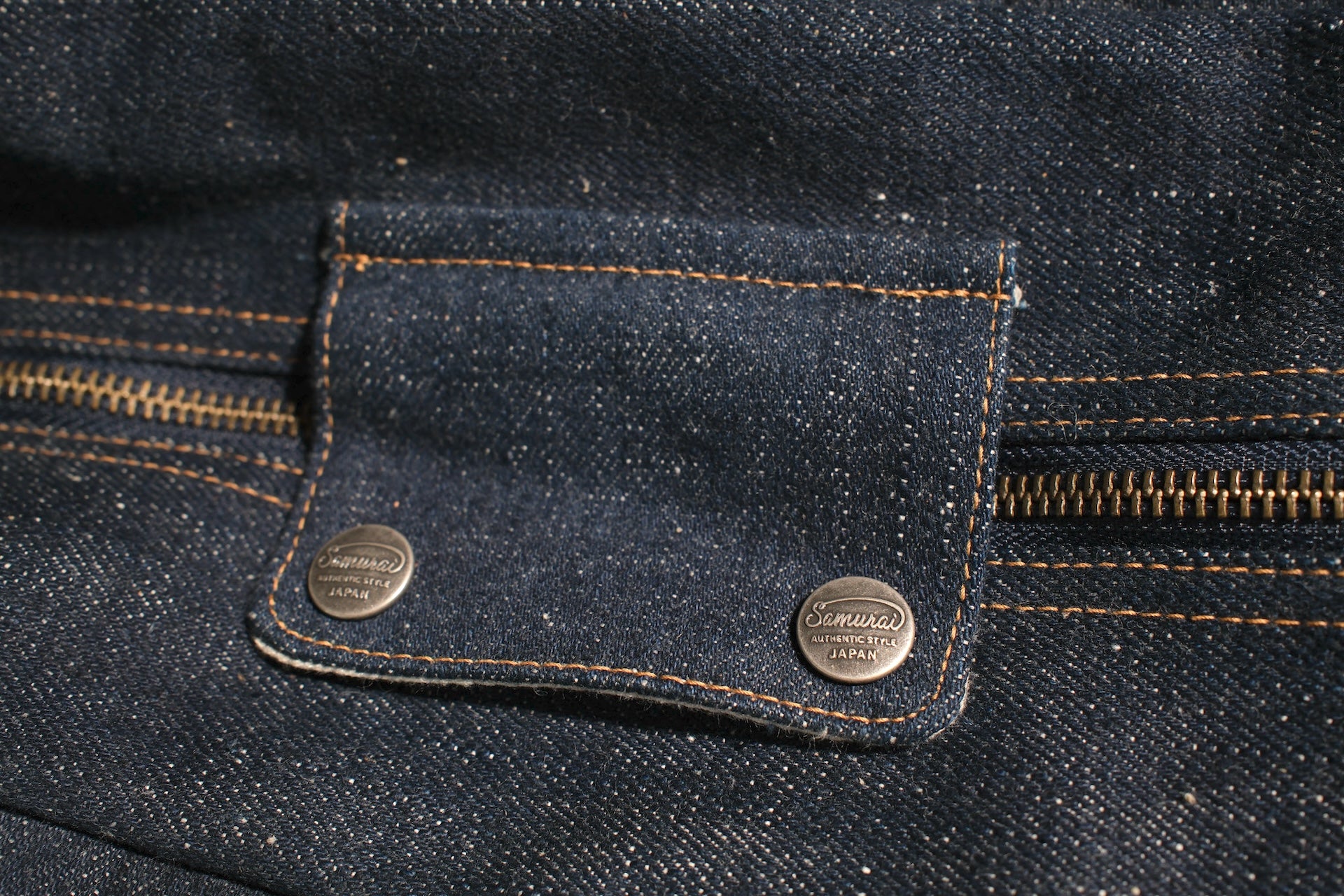 Samurai "Boston" 18oz Natural Indigo Two-Way Denim Bag