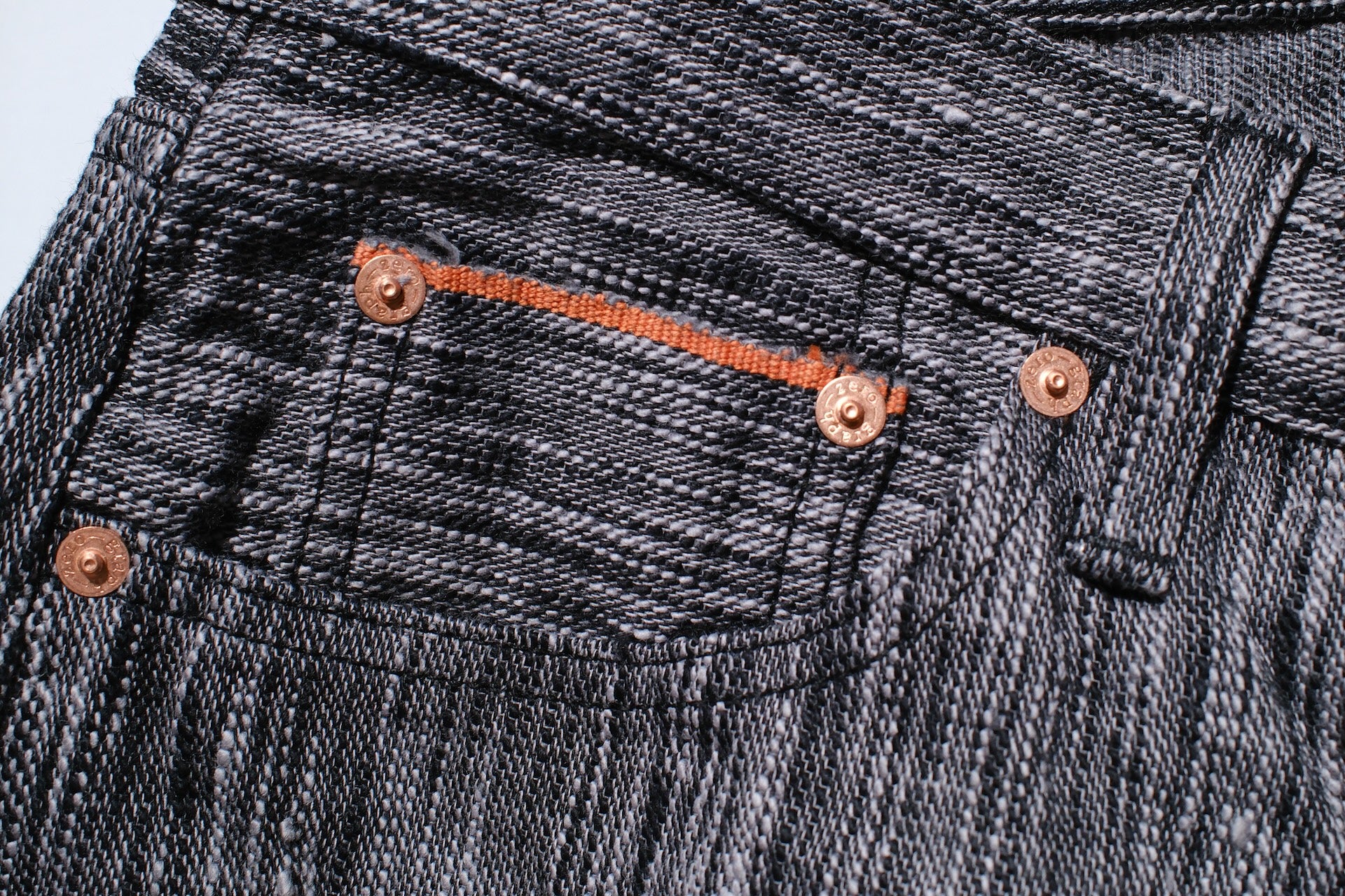Graph Zero 15oz “Kase-Sumi” Vertical-Slubby Denim (Slim Straight fit)