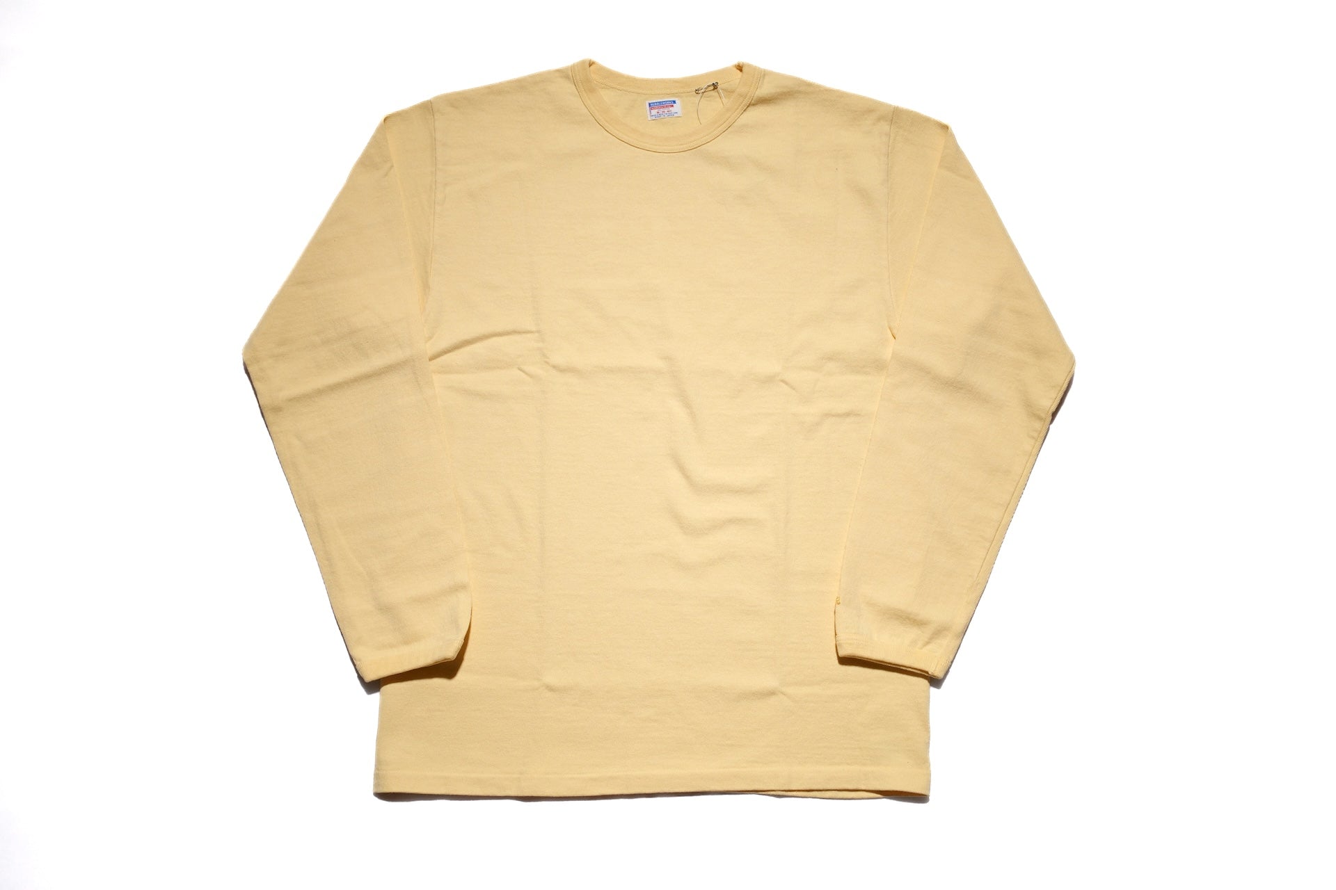 Dubble Works 9oz "Ultra-Heavy" Loopwheeled L/S Tee (Pale Yellow)