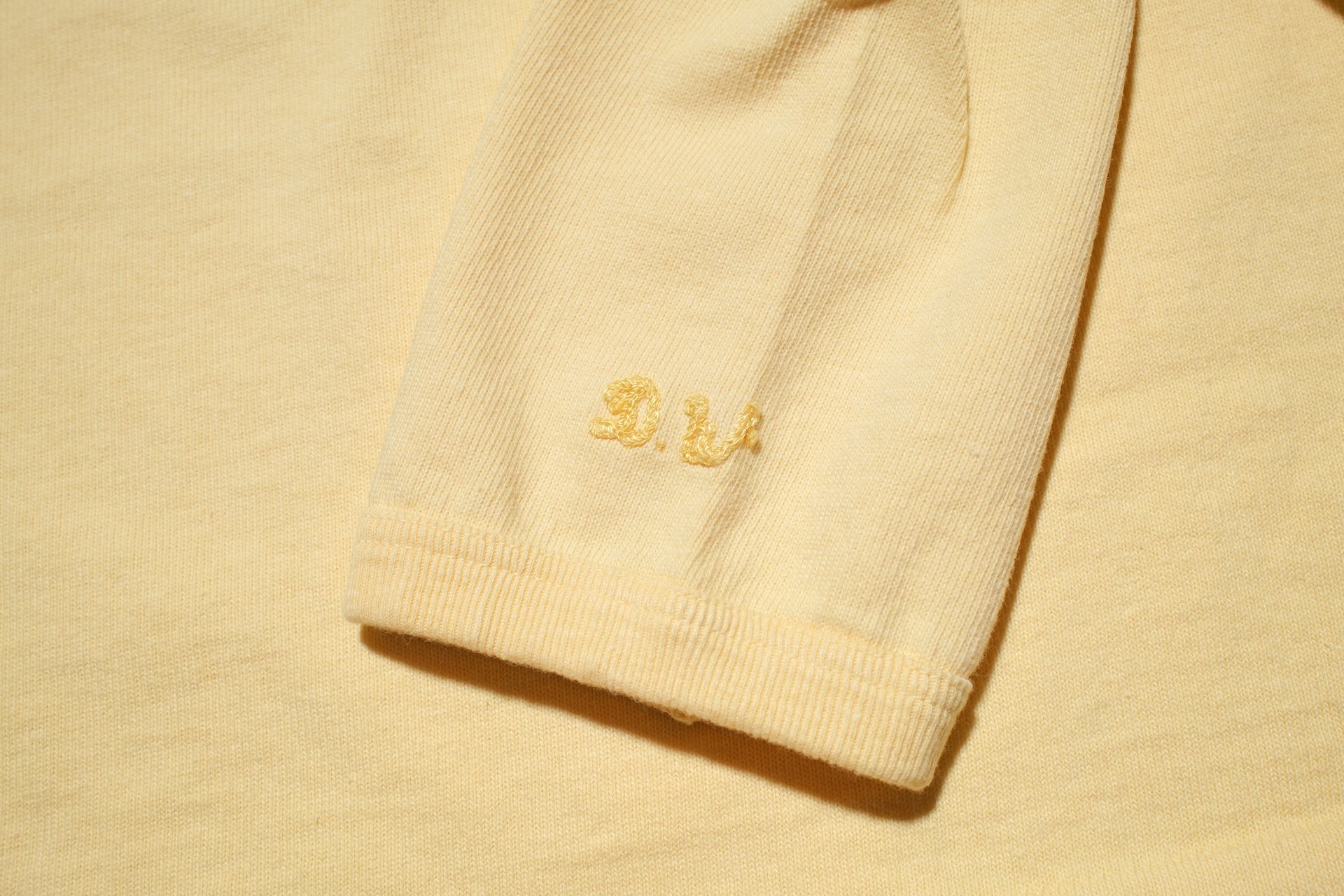 Dubble Works 9oz "Ultra-Heavy" Loopwheeled L/S Tee (Pale Yellow)